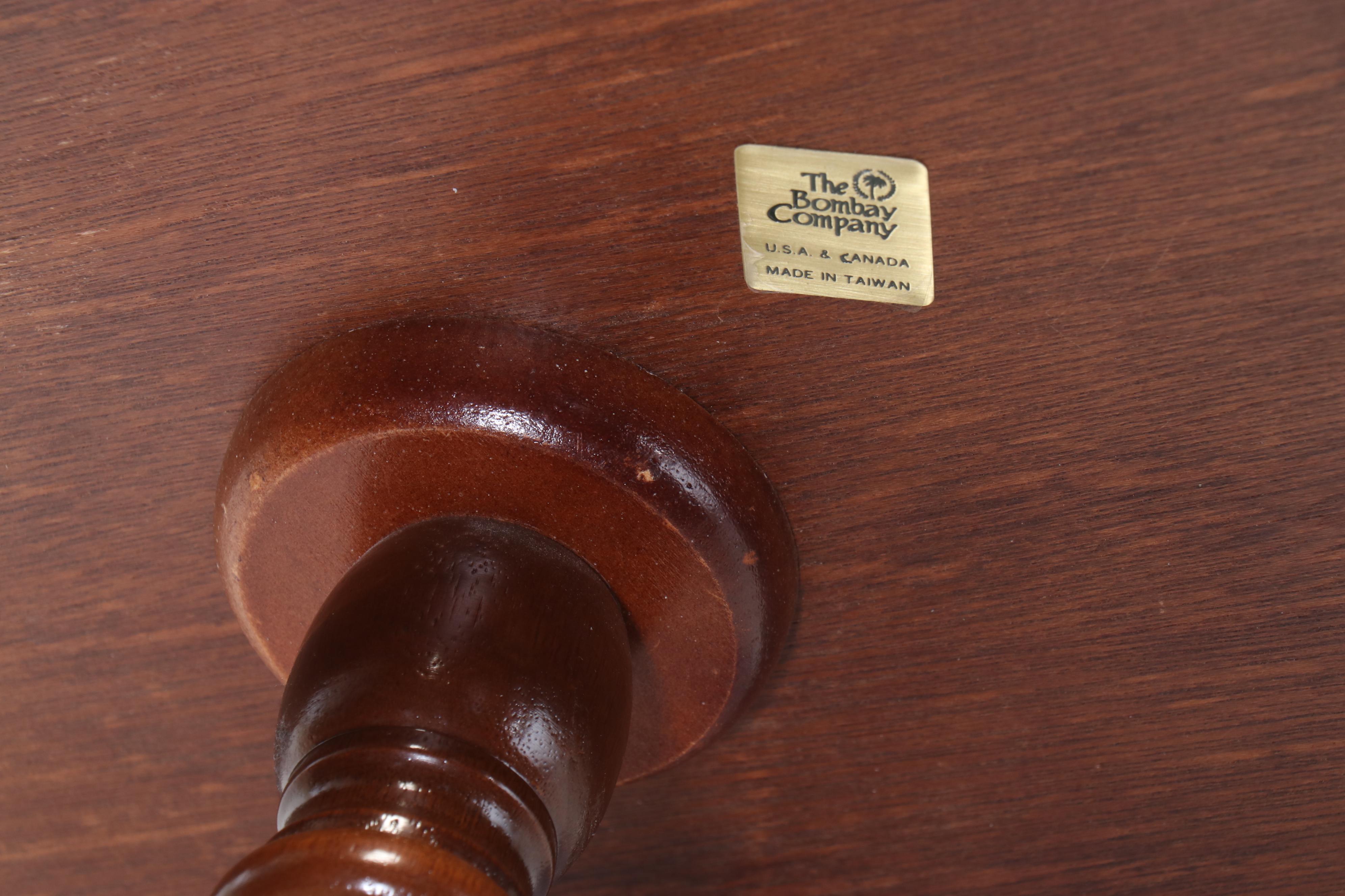 The Bombay Company Mahogany Accent Table