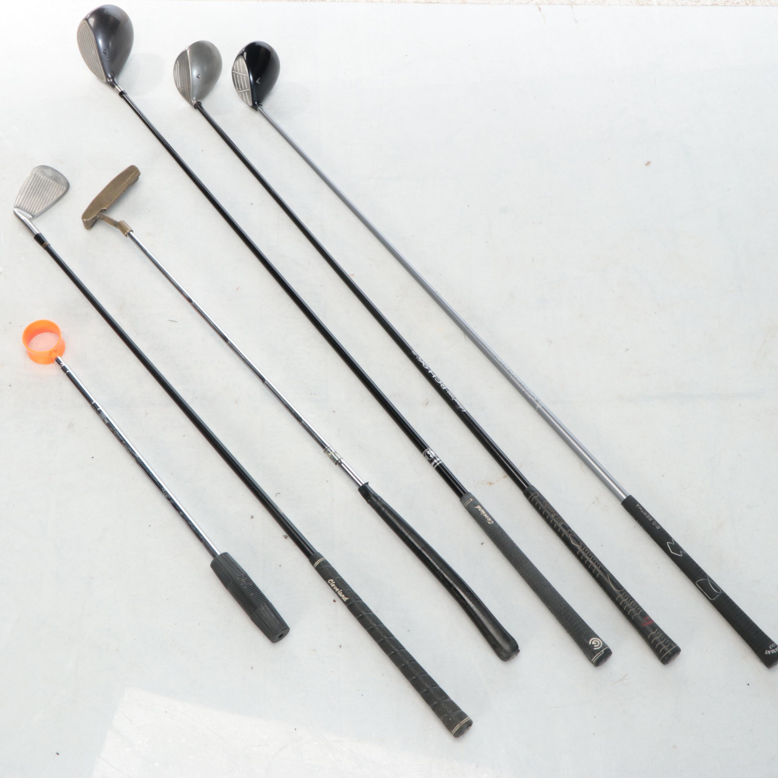 Callaway "Big Bertha," Cleveland Tour Action Irons and Assorted Golf Set