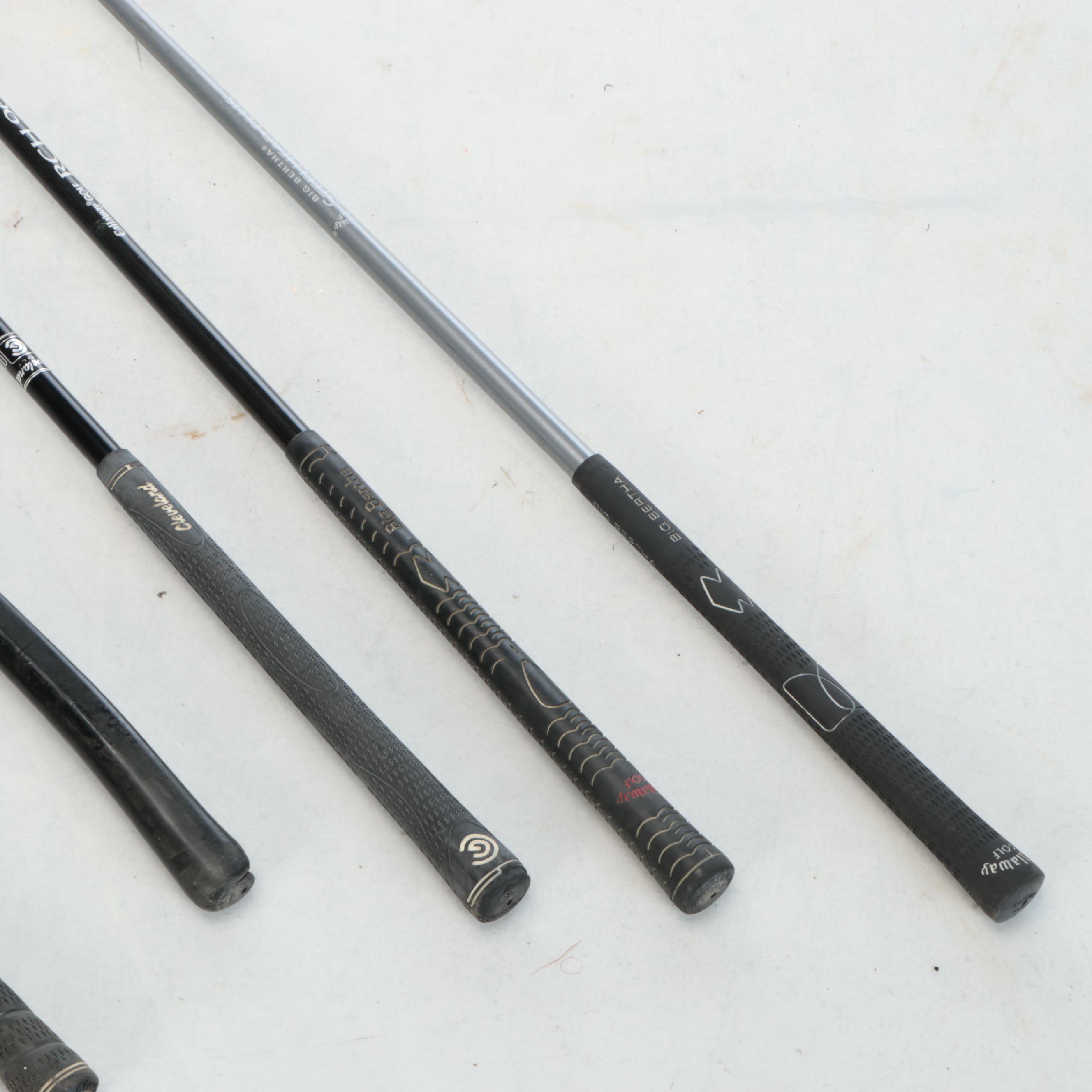 Callaway "Big Bertha," Cleveland Tour Action Irons and Assorted Golf Set