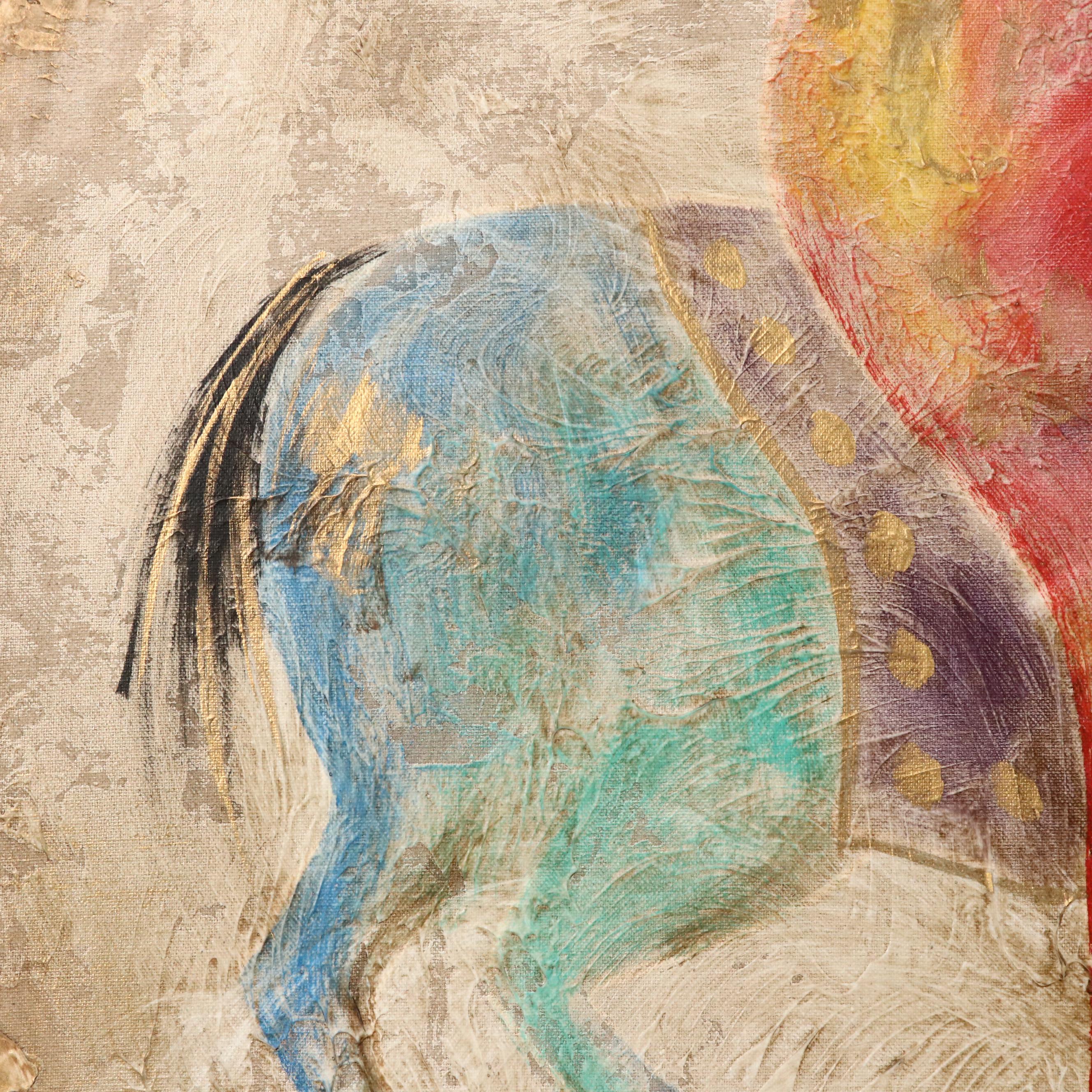 Lee Reynolds Oil Painting of Southwestern Riders on Horseback, Mid-20th C.