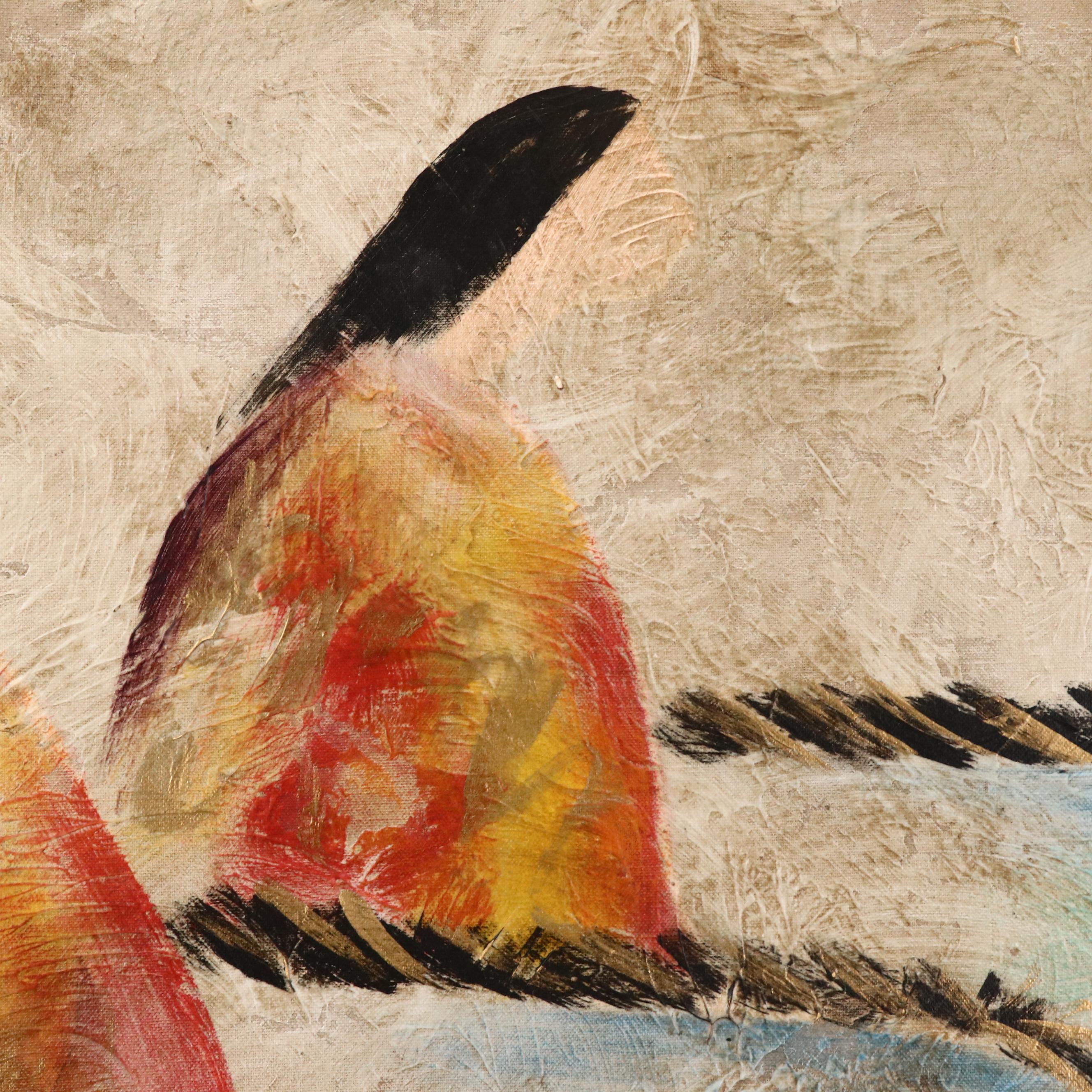 Lee Reynolds Oil Painting of Southwestern Riders on Horseback, Mid-20th C.