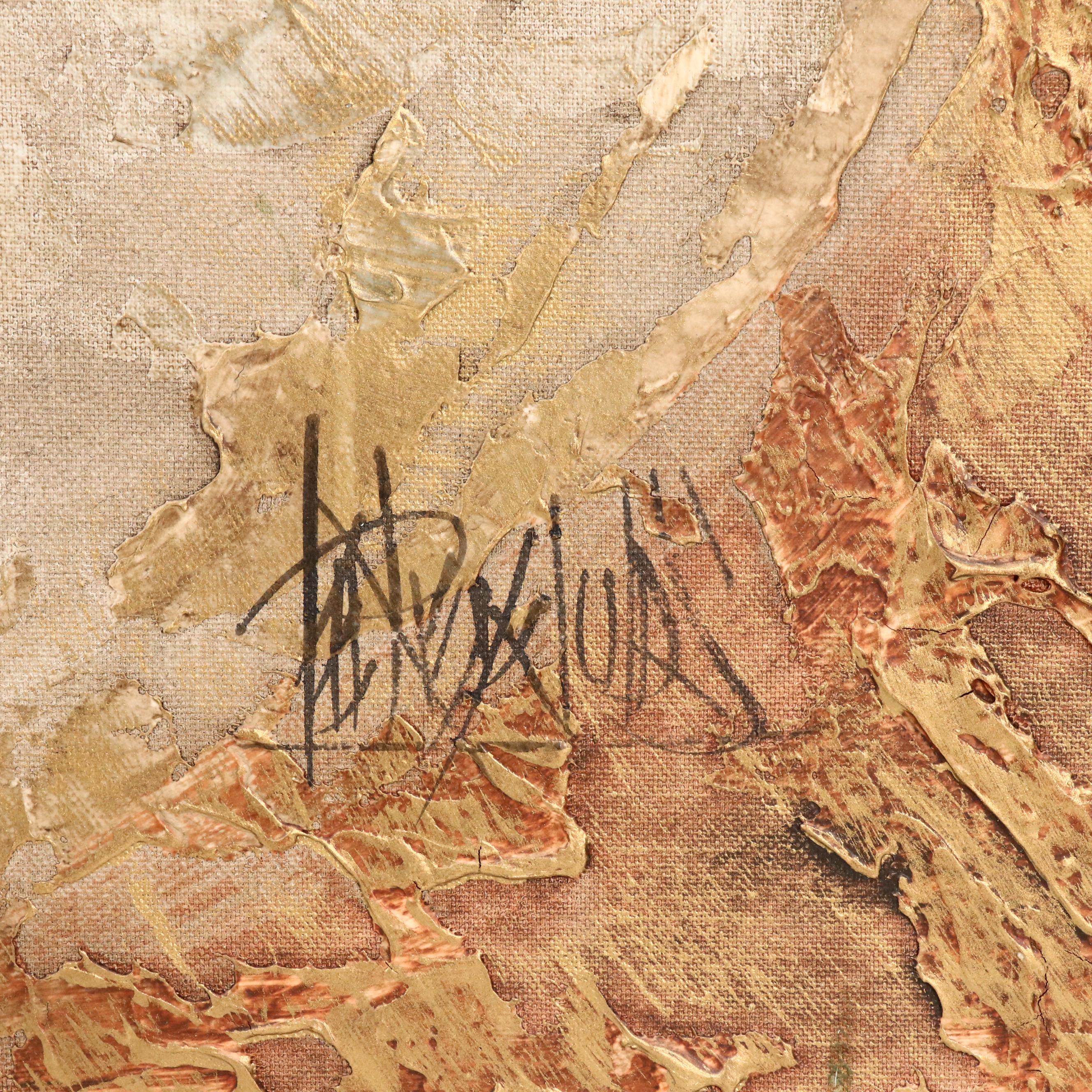 Lee Reynolds Oil Painting of Southwestern Riders on Horseback, Mid-20th C.