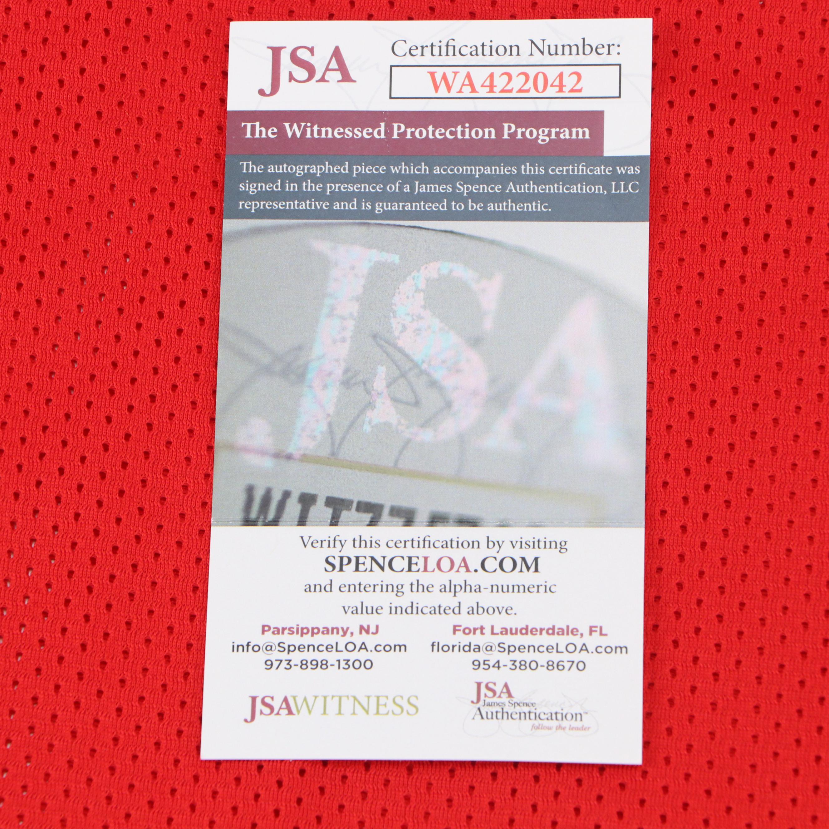 Elvin Hayes Signed Houston Rockets Basketball Jersey, JSA