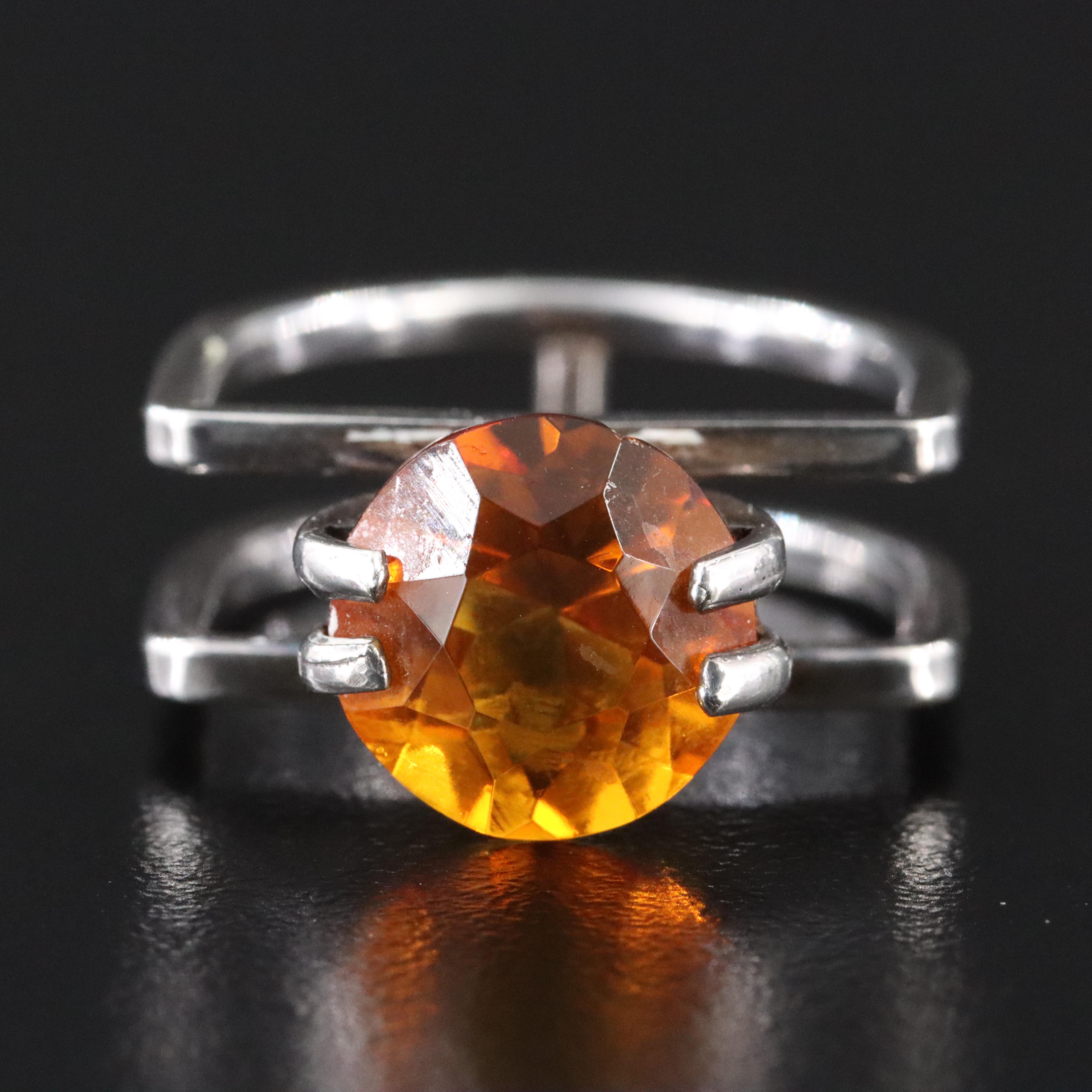 Sterling Geometric Ring