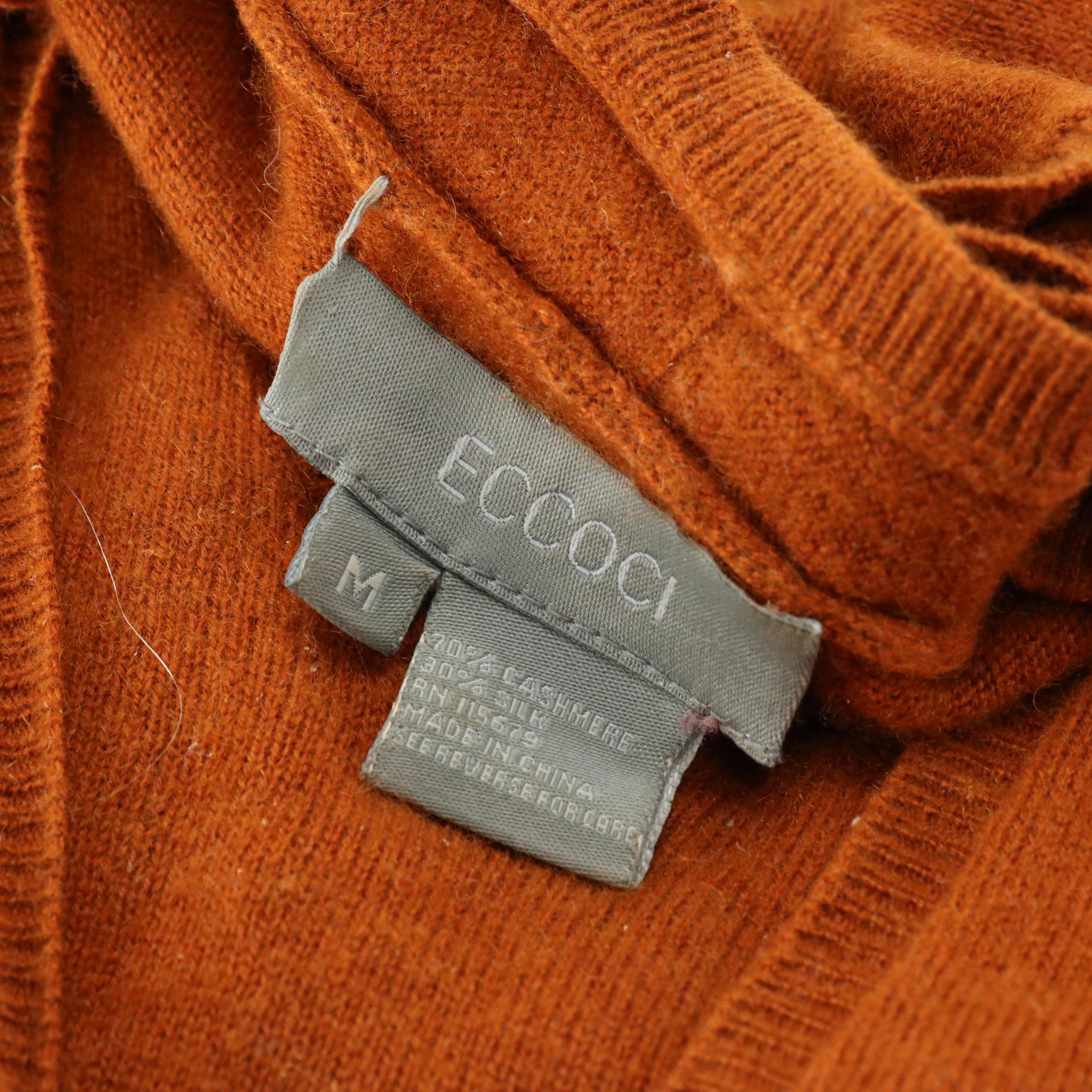 Hawick Embellished Cashmere & Eccoci Silk and Cashmere Blend Long Sleeve Tops