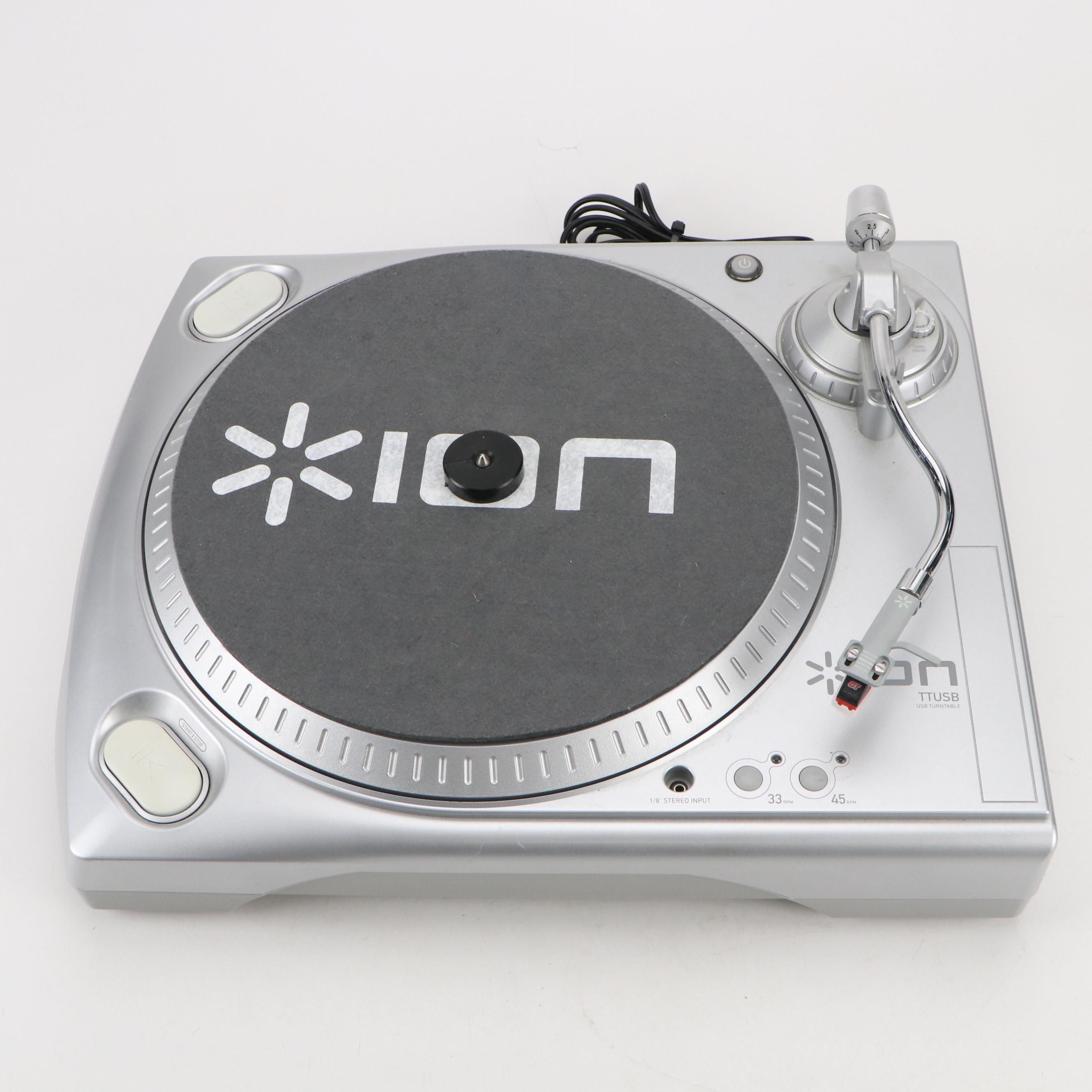 Ion ITTUSB Belt Drive Turntable with USB Output