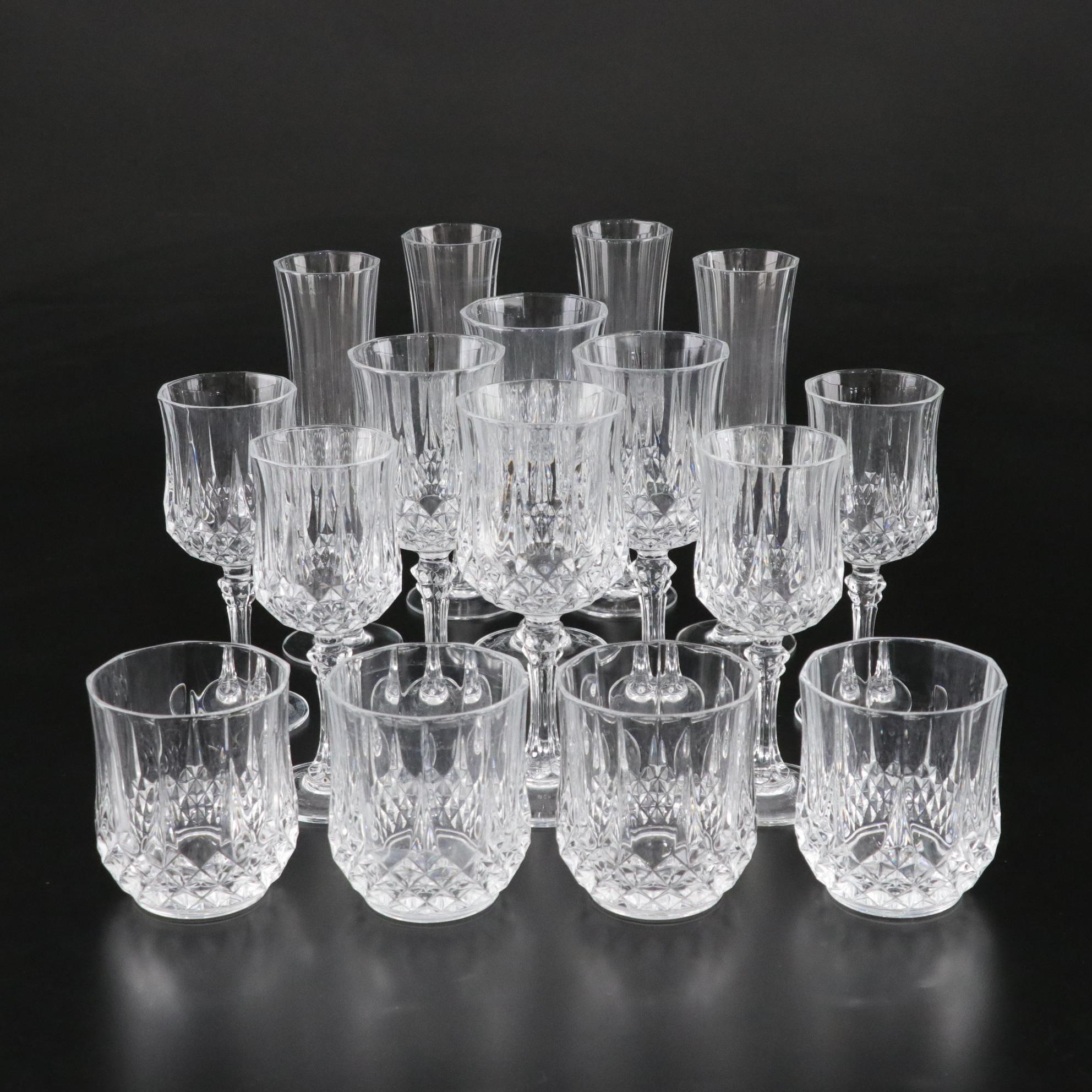 Cristal D'Arques "Longchamp" Double Old Fashioned & Other Glasses