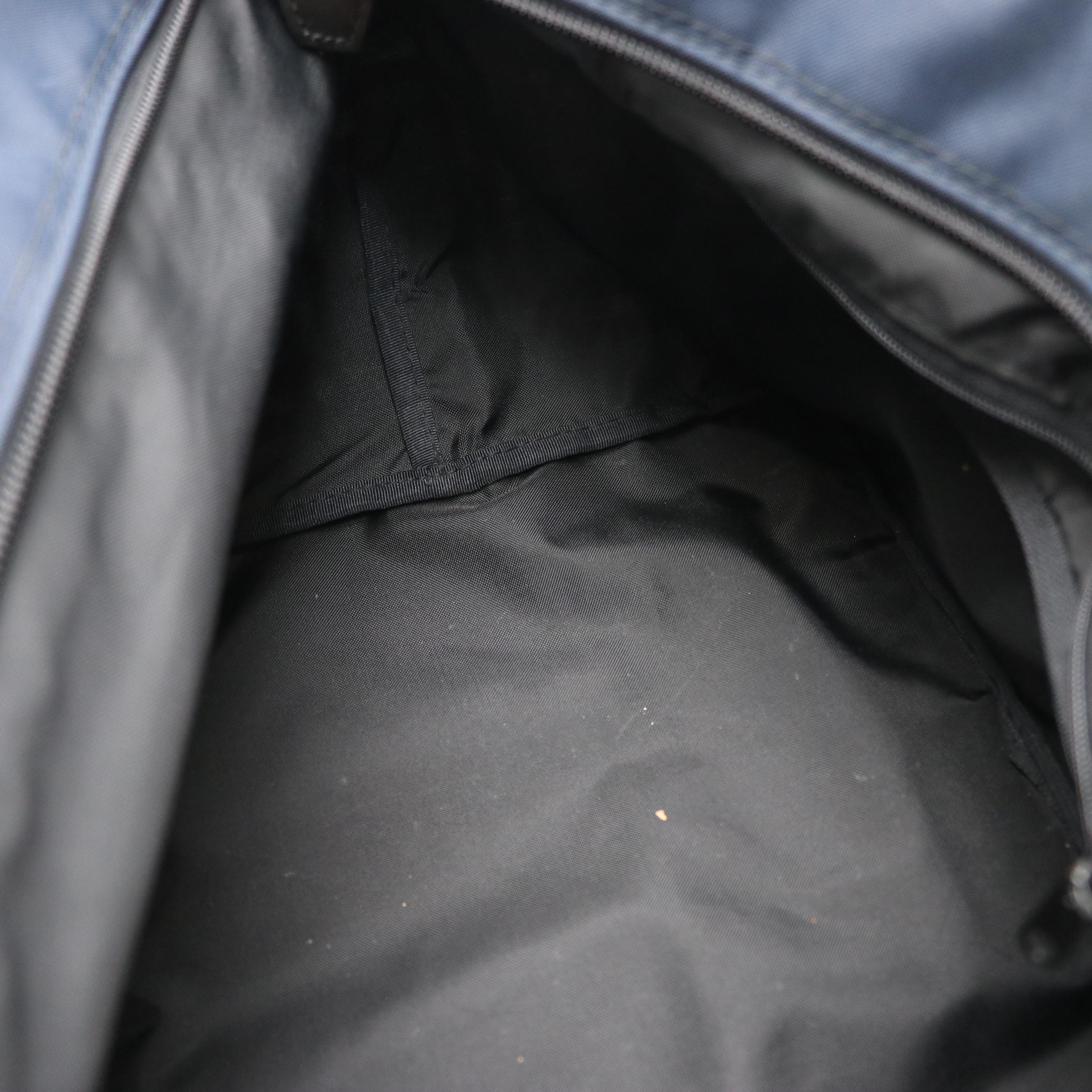 Burberry Blue Label Zip Tote Bag in Blue Vintage Check Nylon Canvas and Leather