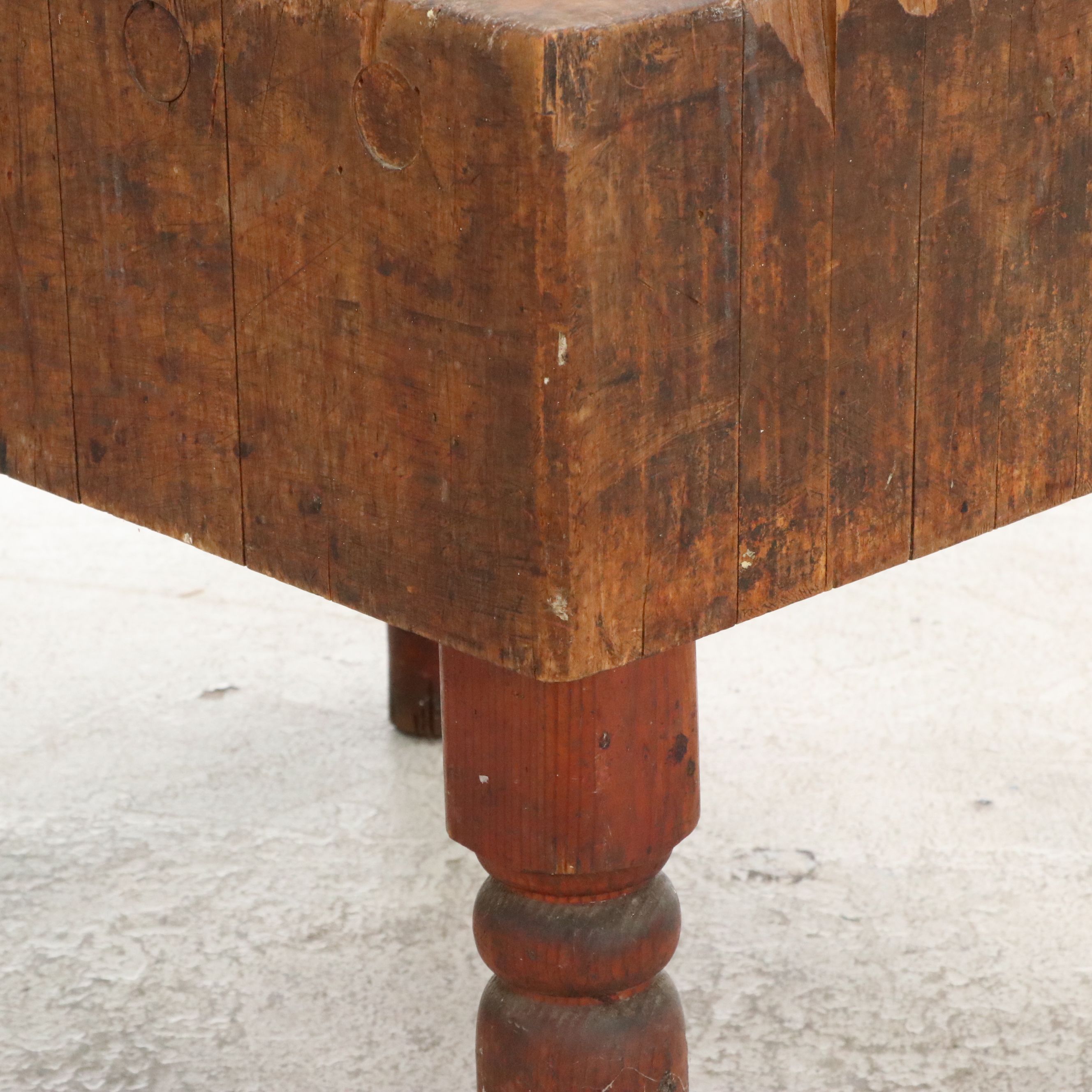 Appleton Wood Products Co. Butcher's Chopping Block Table