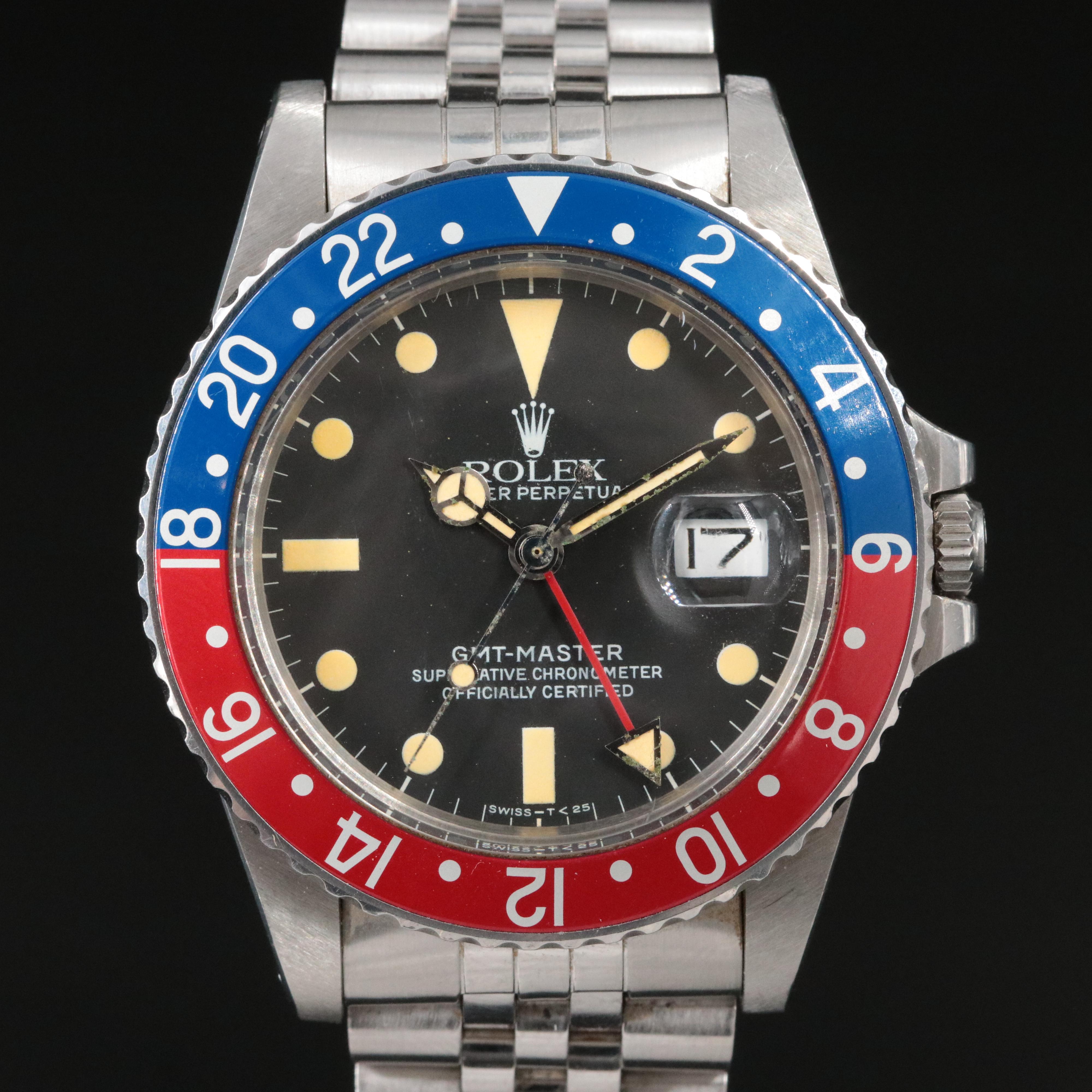 1983 Rolex GMT-Master "Pepsi" Ref. 16750 Date Watch