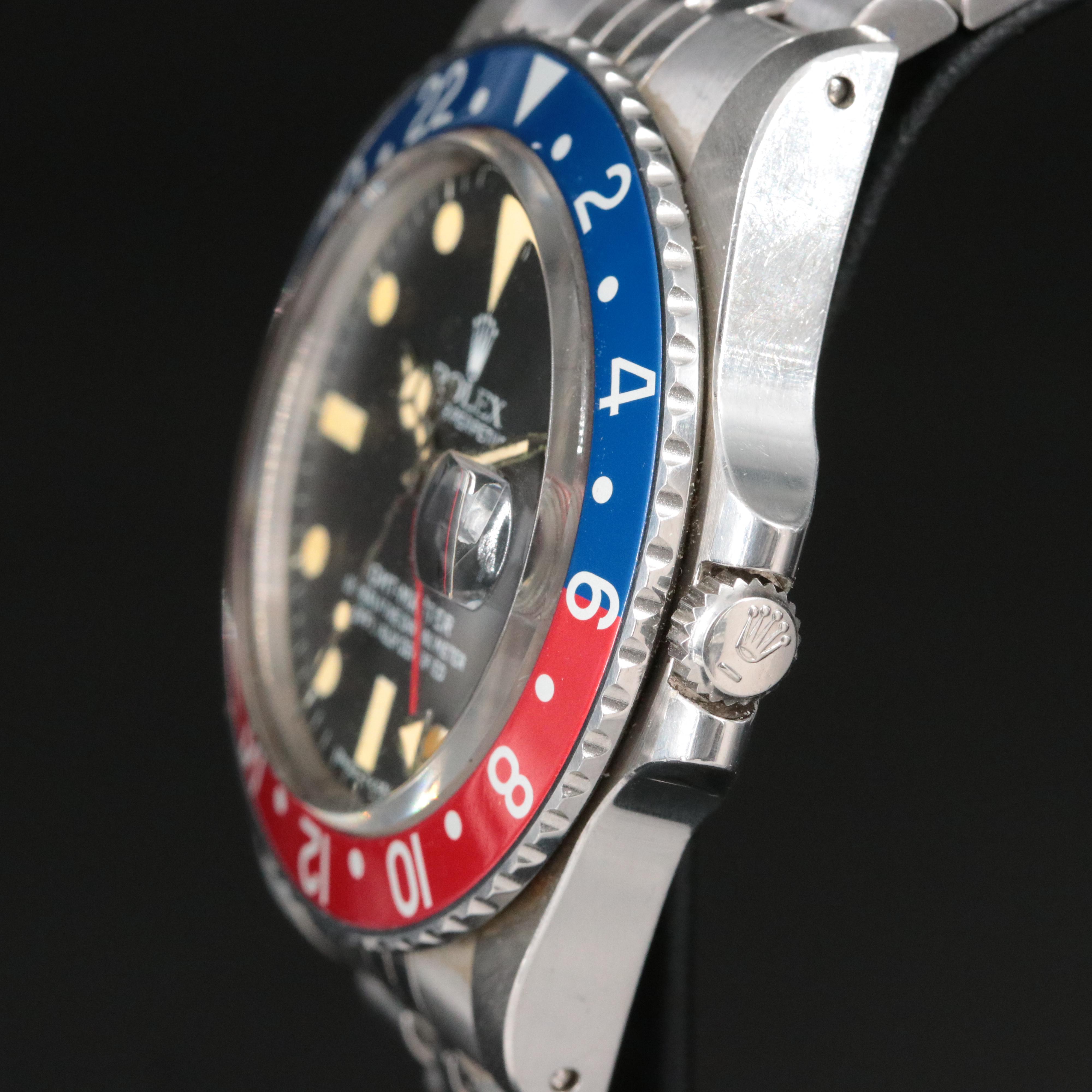 1983 Rolex GMT-Master "Pepsi" Ref. 16750 Date Watch
