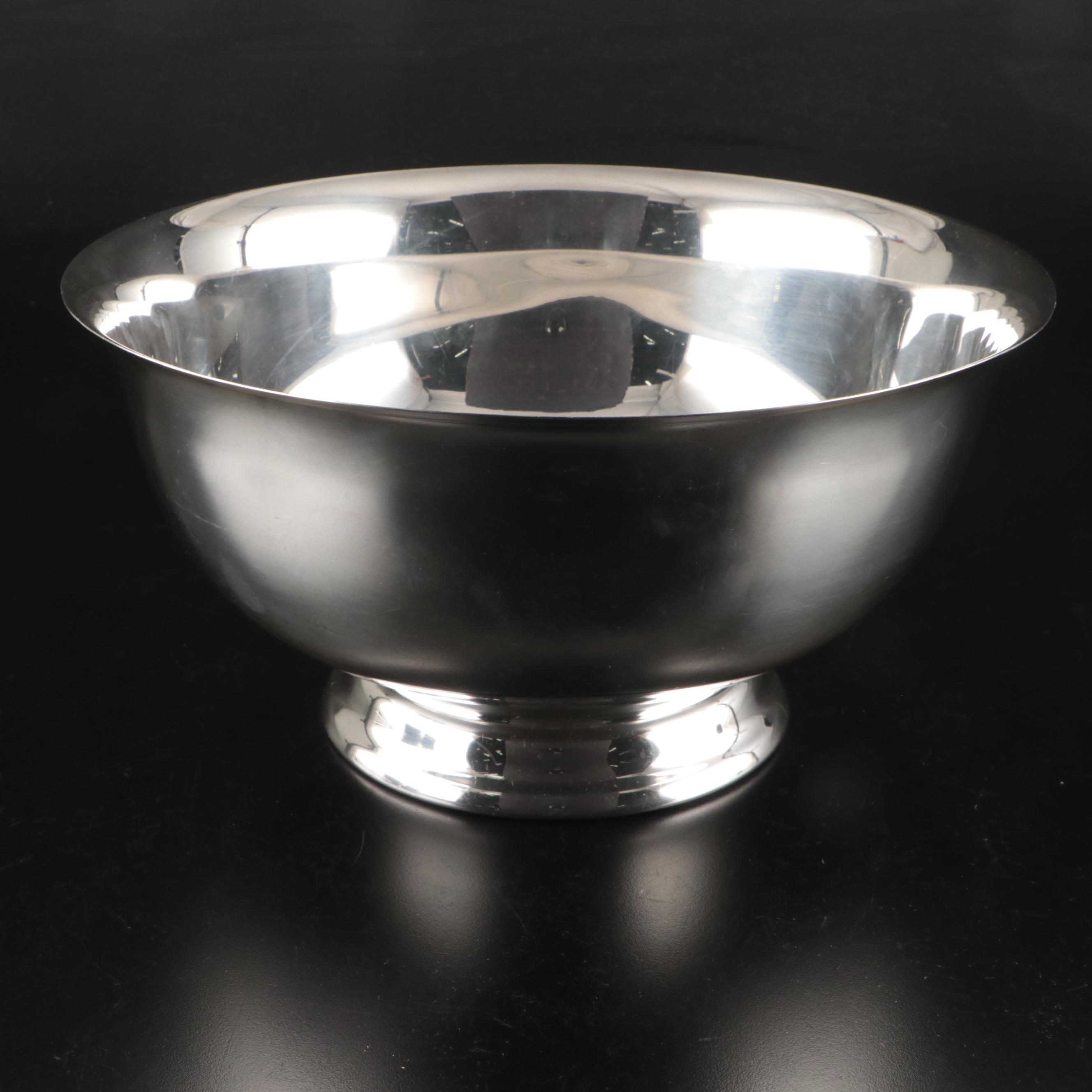 Reed & Barton, Gorham and Academy Silver Plate "Paul Revere" Bowls