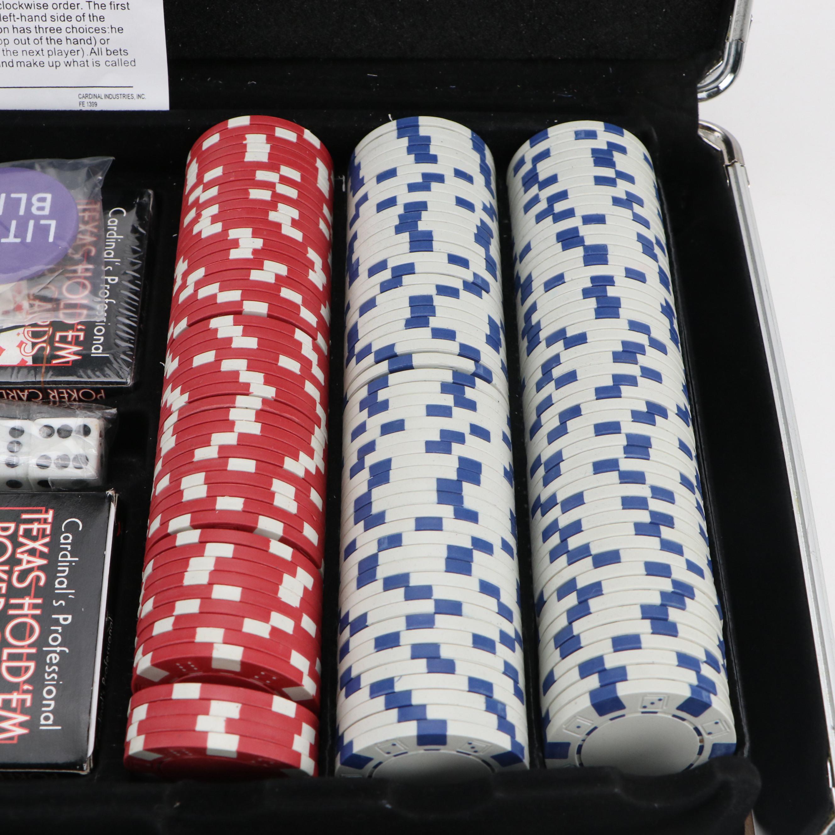 Cardinal's Texas Hold 'Em Tournament Poker Set