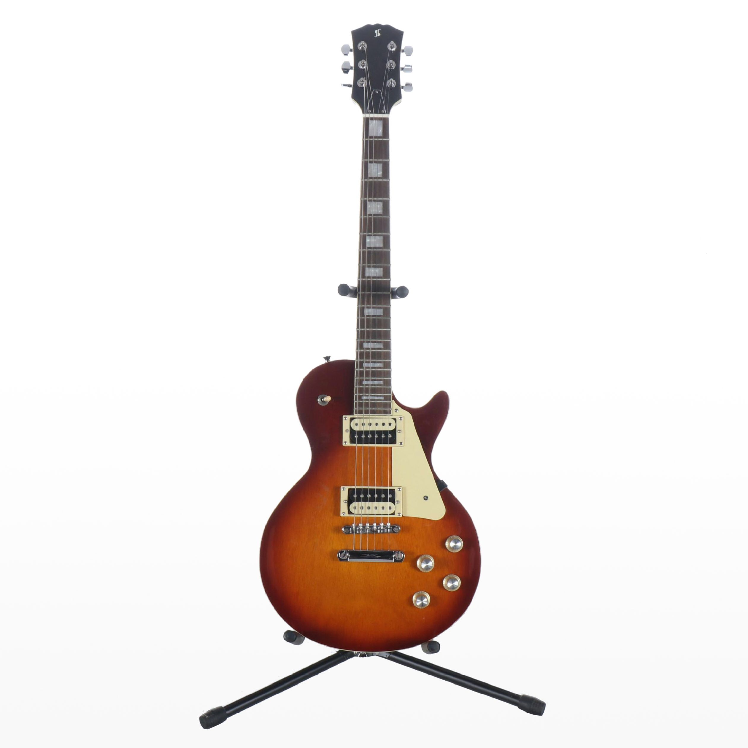 Stagg Les Paul Style Standard L Series Electric Guitar in Violin Sunburst Finish