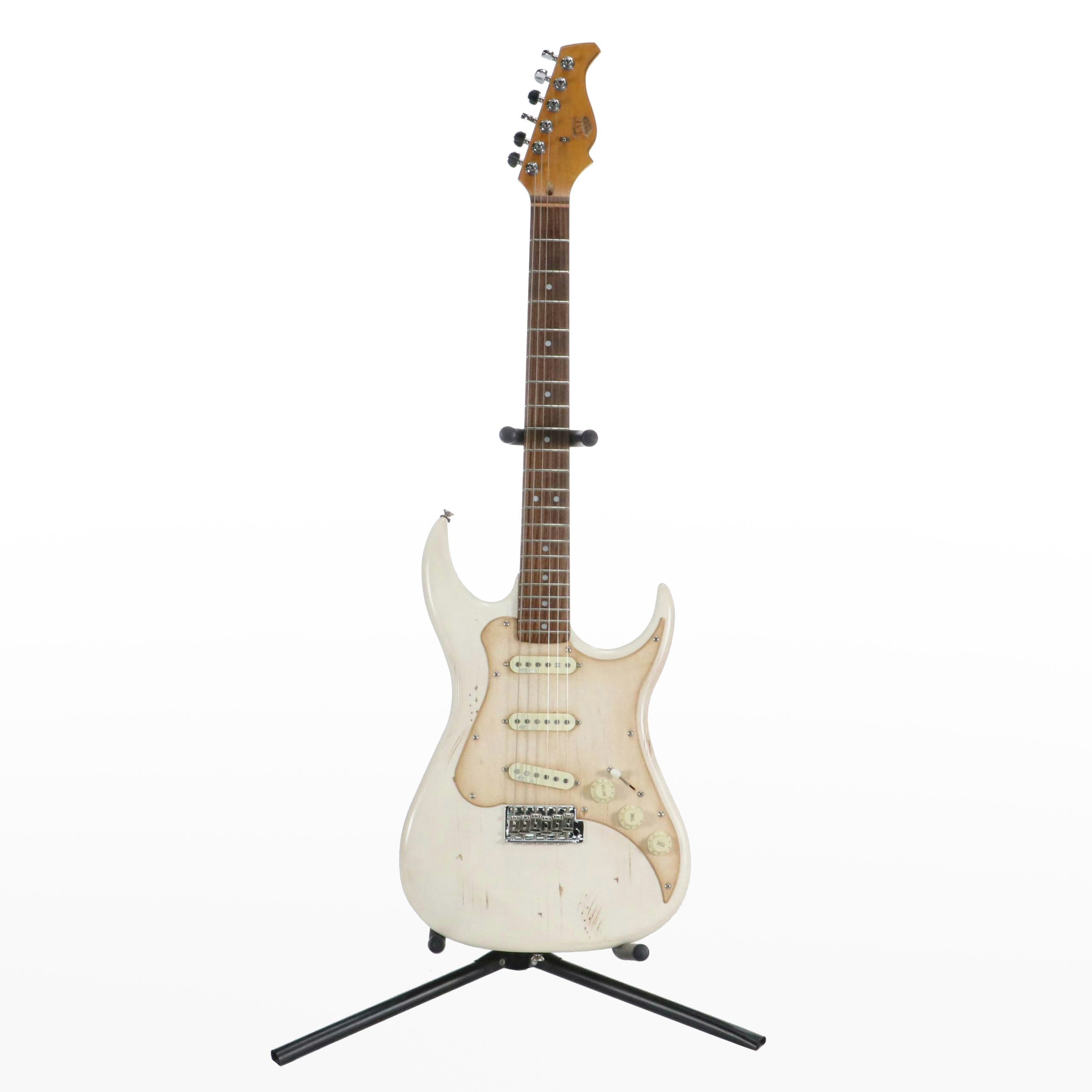 AXL Guitars Badwater Relic'd Strat Type Electric Guitar