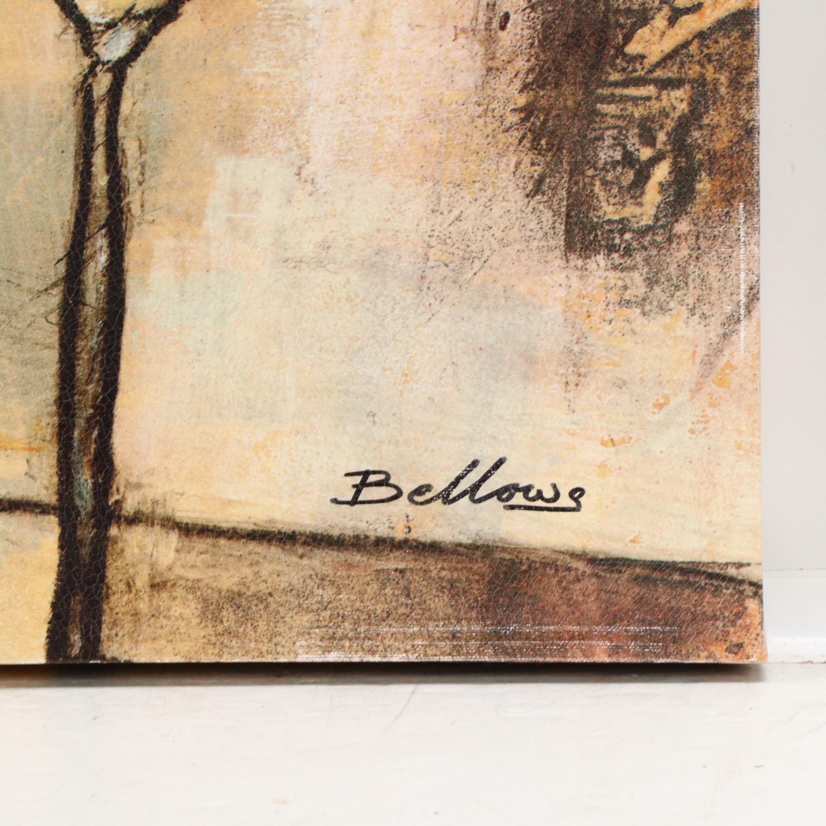 Jane Bellows Still Life Giclée "Wine Bottles II," 2005