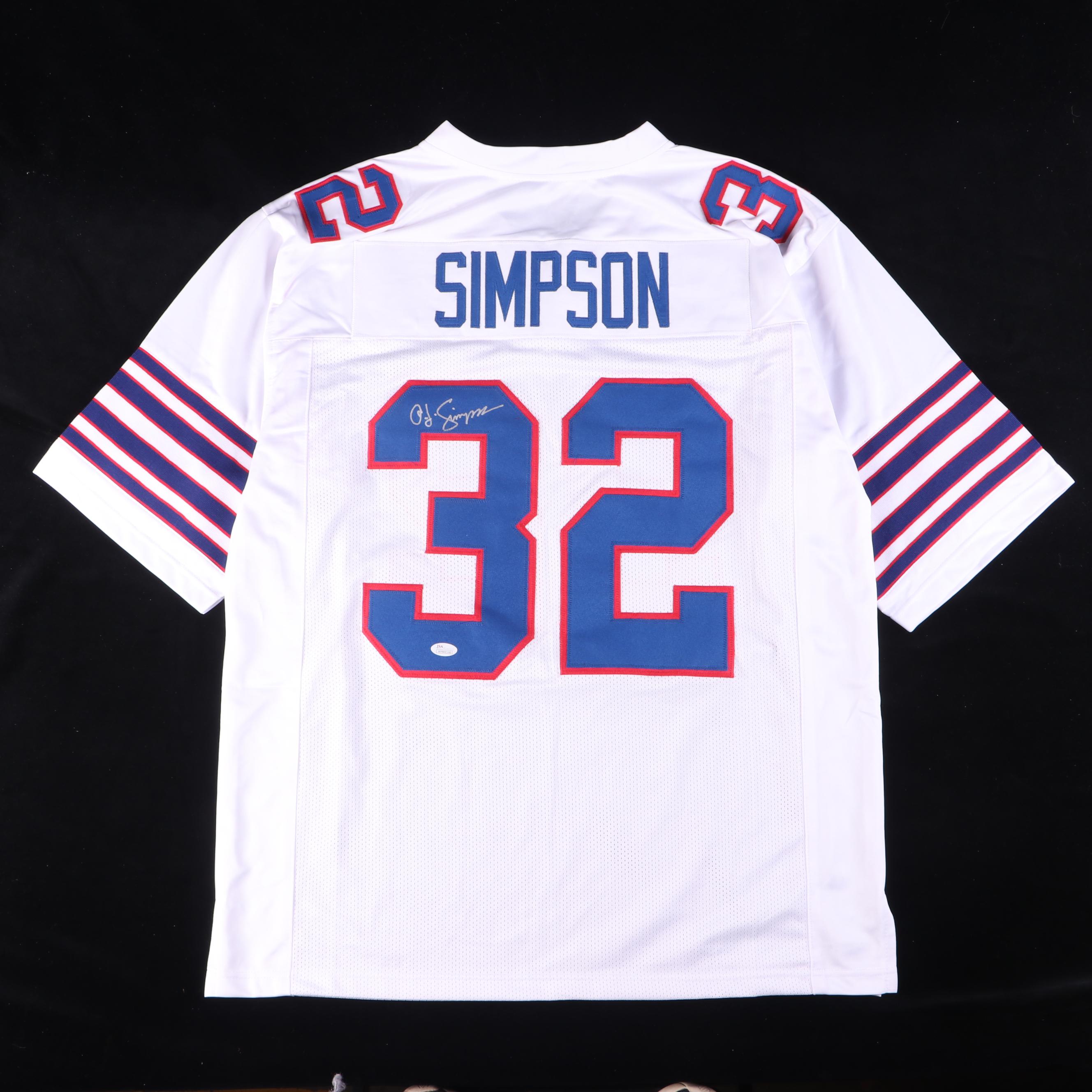 O.J. Simpson Signed Buffalo Bills Football Jersey, JSA