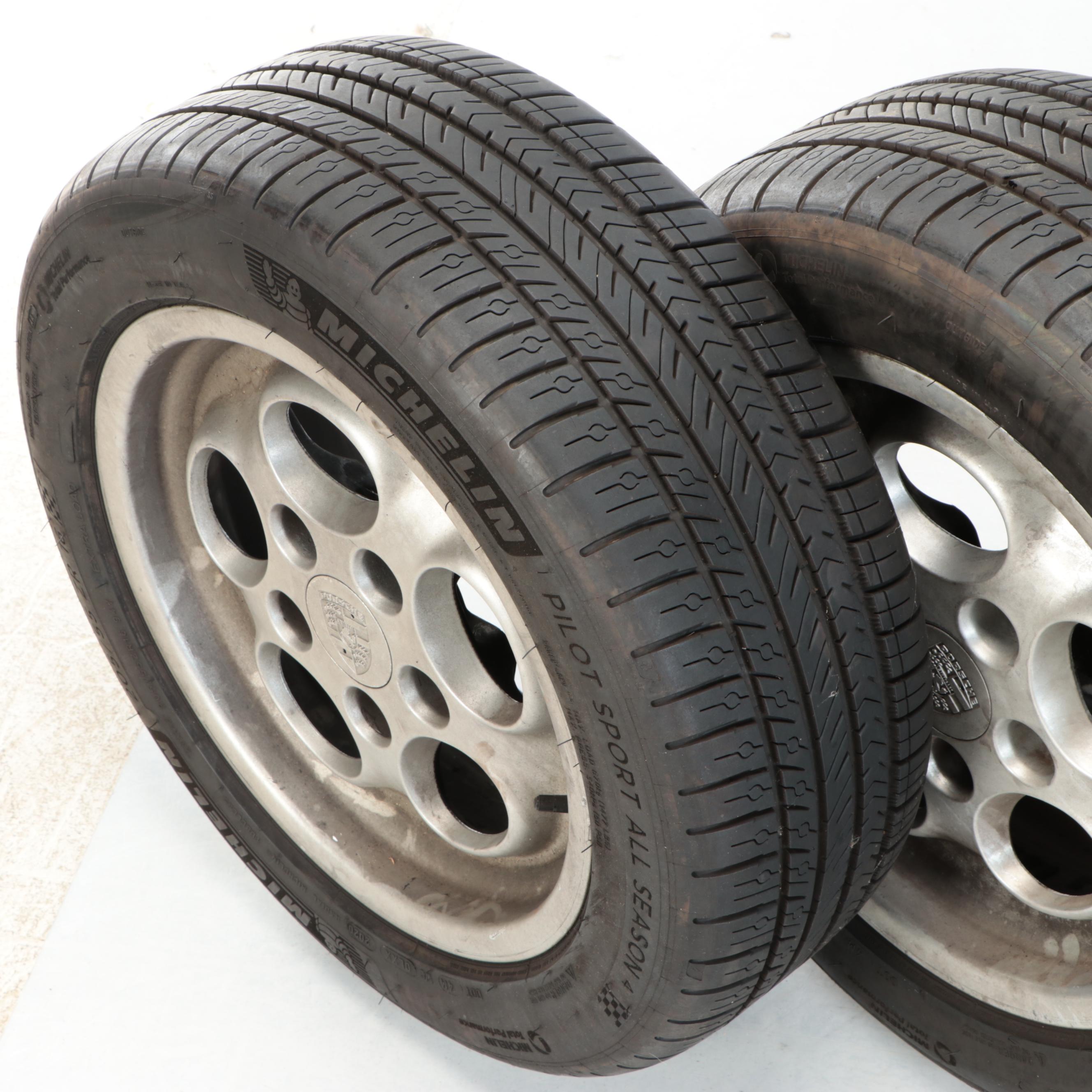 Michelin Pilot Sport All Season 205/55/R16 Wheels with Porsche Phone Dial Rims