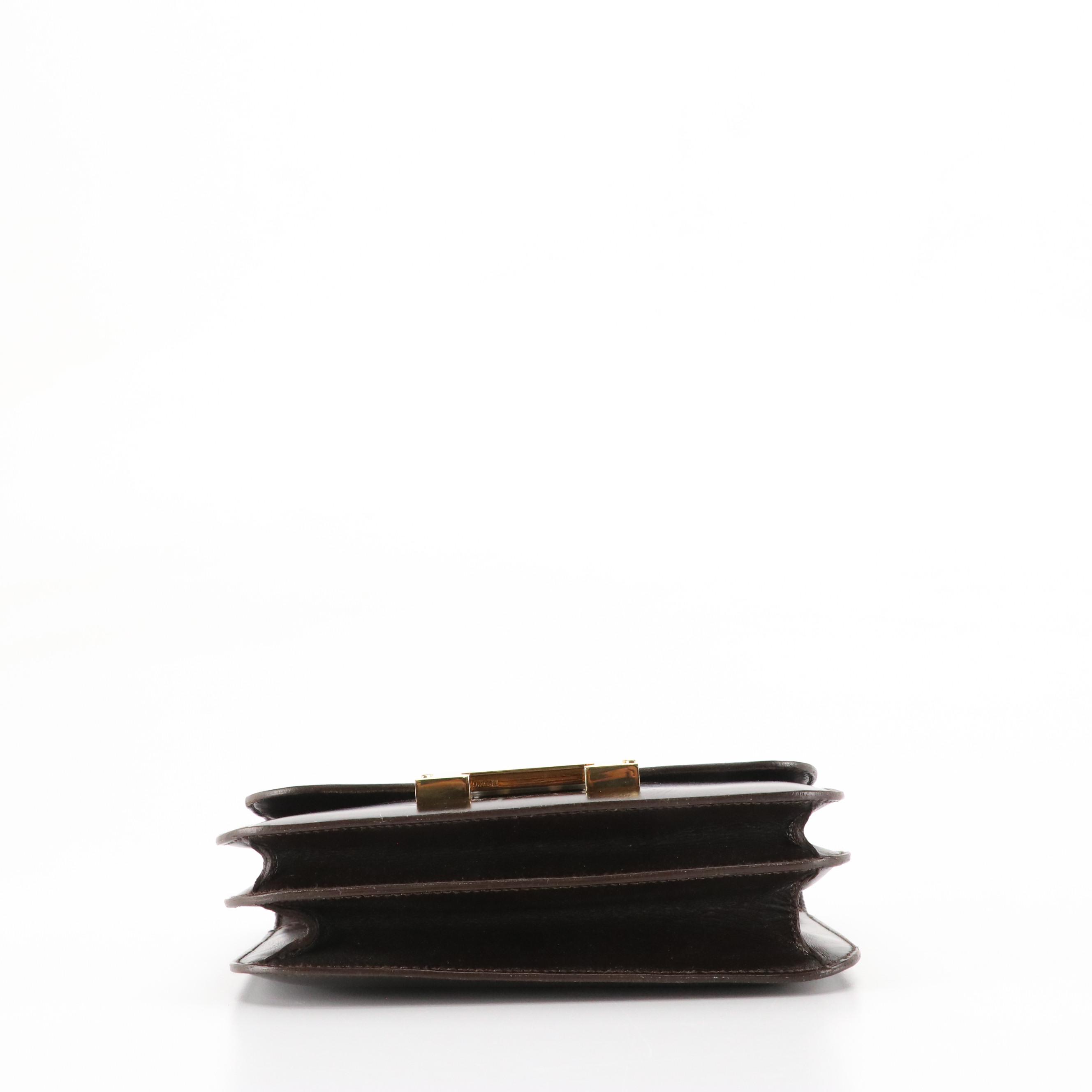 Hermès Constance 18 GHW Bag in Brown Gulliver Leather
