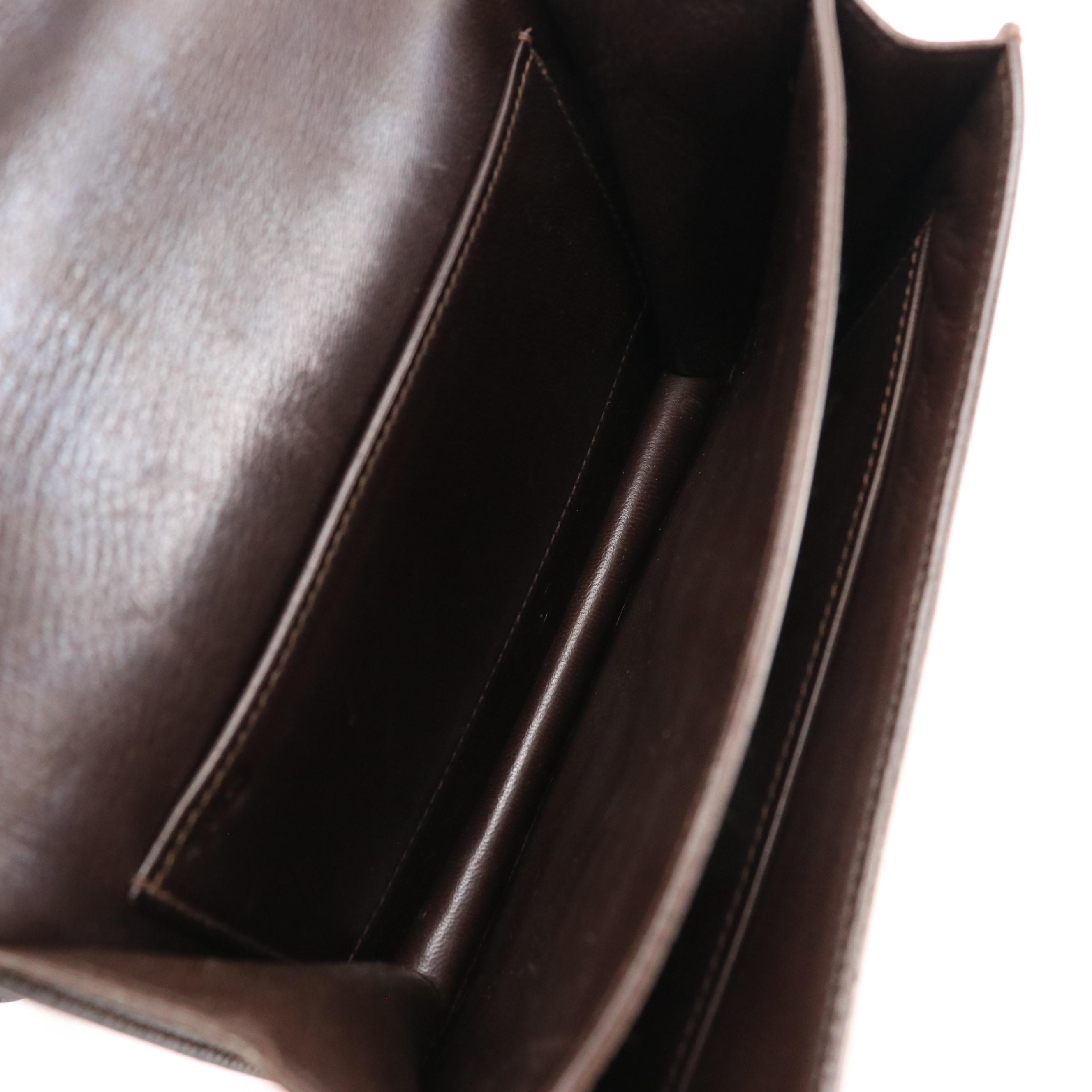 Hermès Constance 18 GHW Bag in Brown Gulliver Leather