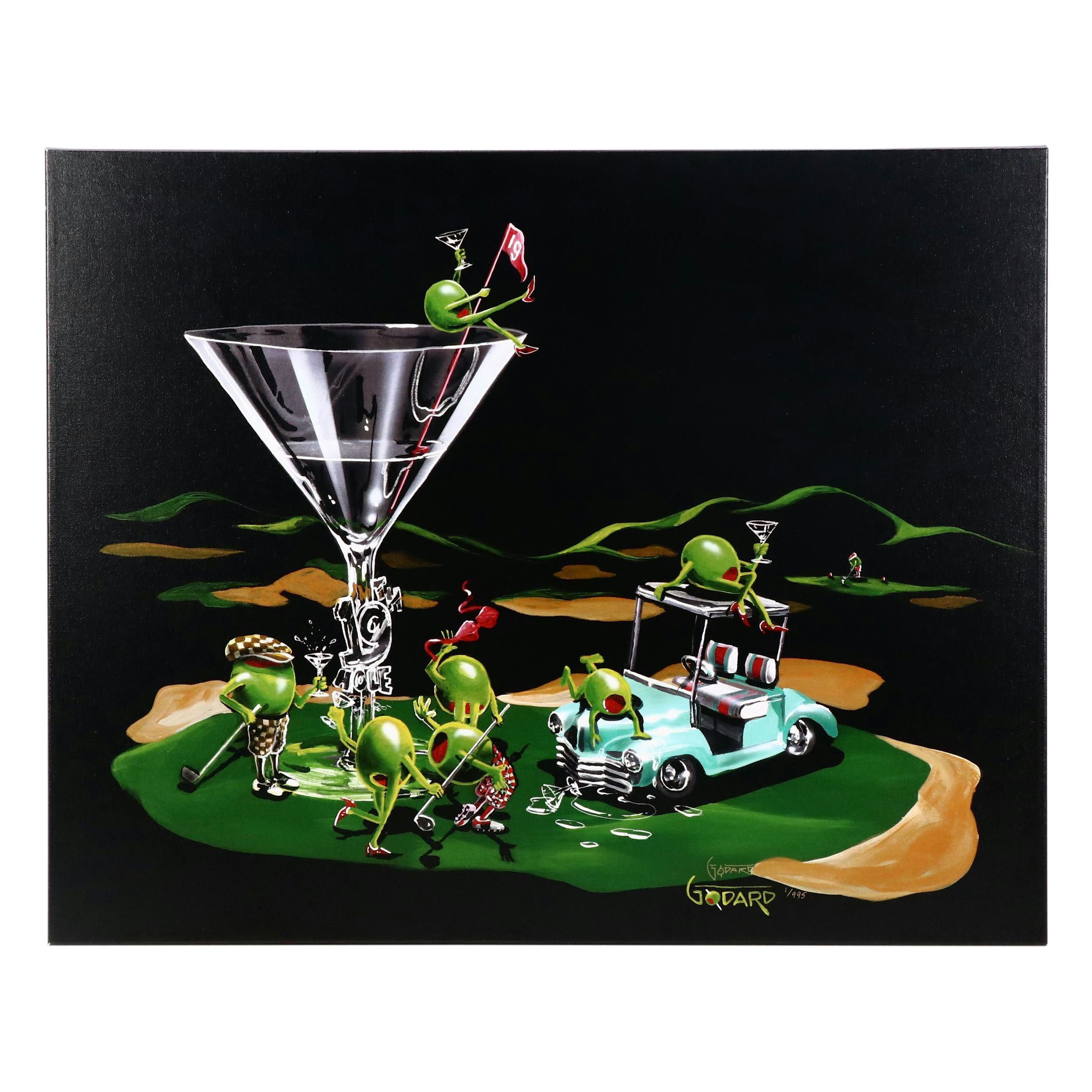 Michael Godard Graphic Giclée "19th Hole," 2006