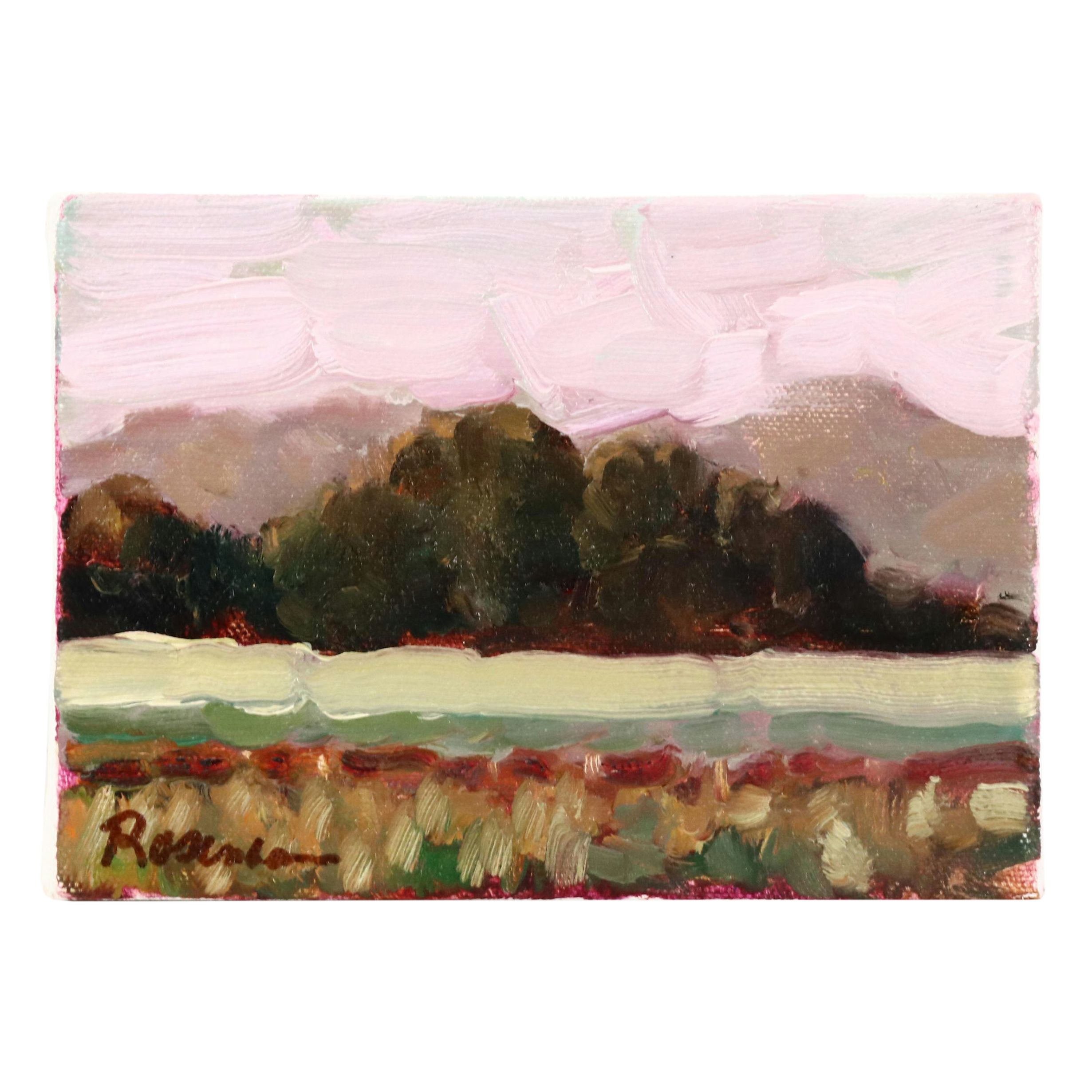 Sally Rosenbaum Landscape Oil Painting, 21st Century