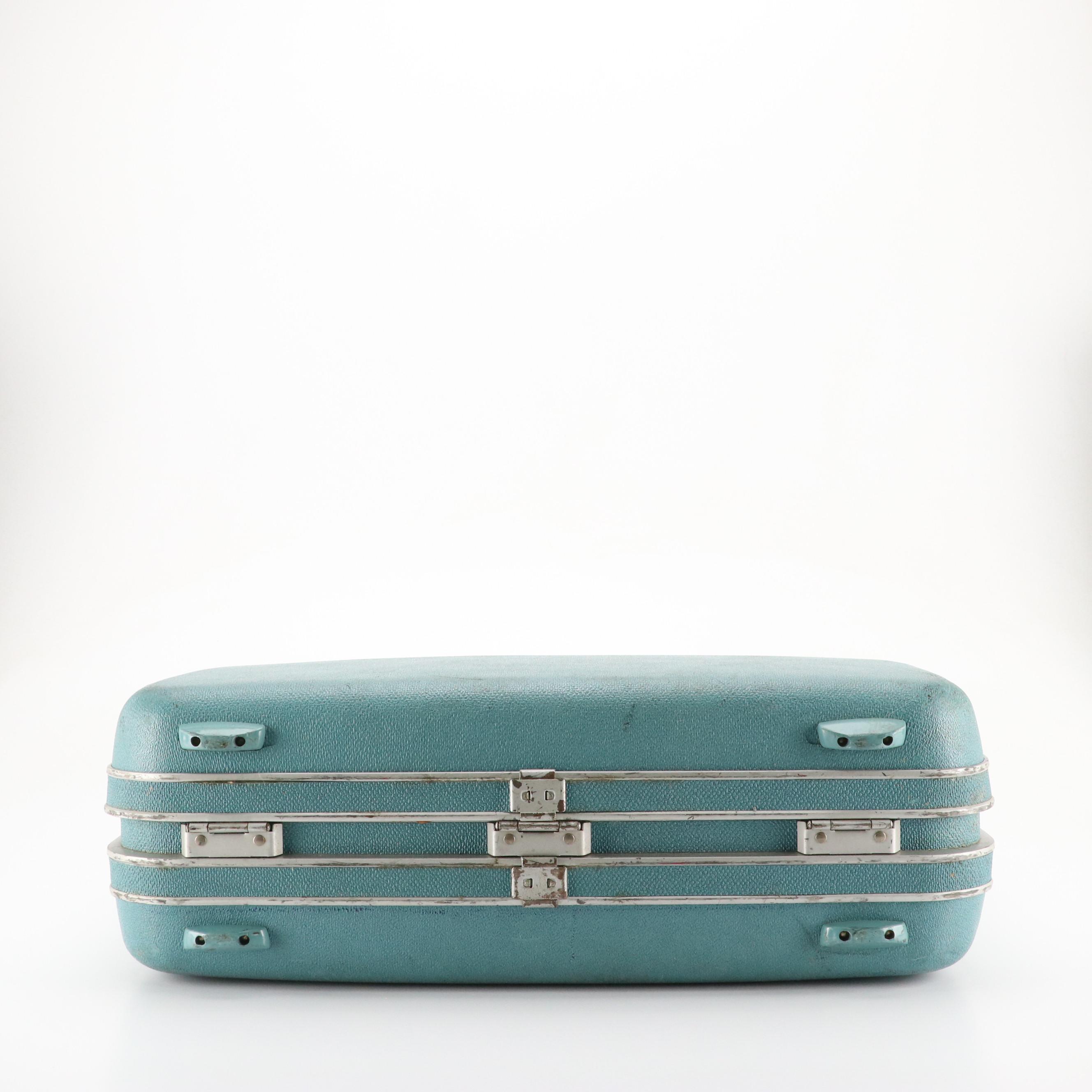 Vintage Samsonite Silhouette Hardside Carry One's/Suitcases in Teal