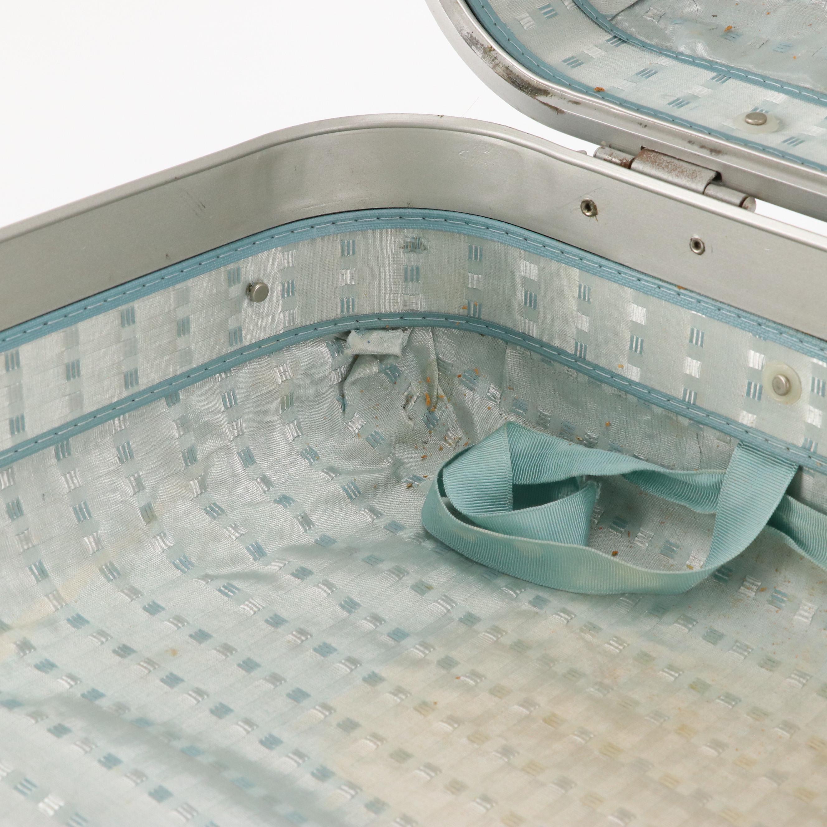 Vintage Samsonite Silhouette Hardside Carry One's/Suitcases in Teal