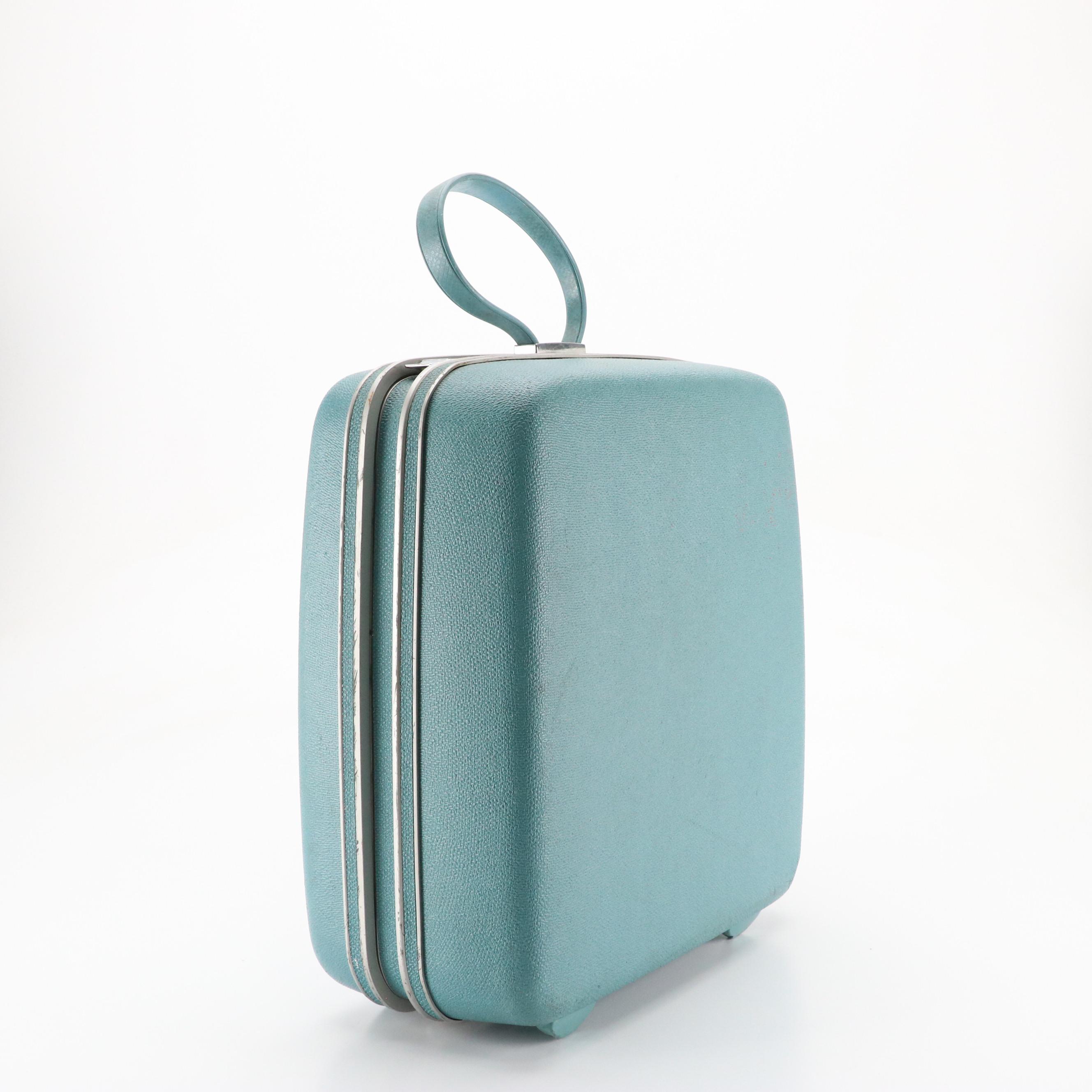 Vintage Samsonite Silhouette Hardside Carry One's/Suitcases in Teal