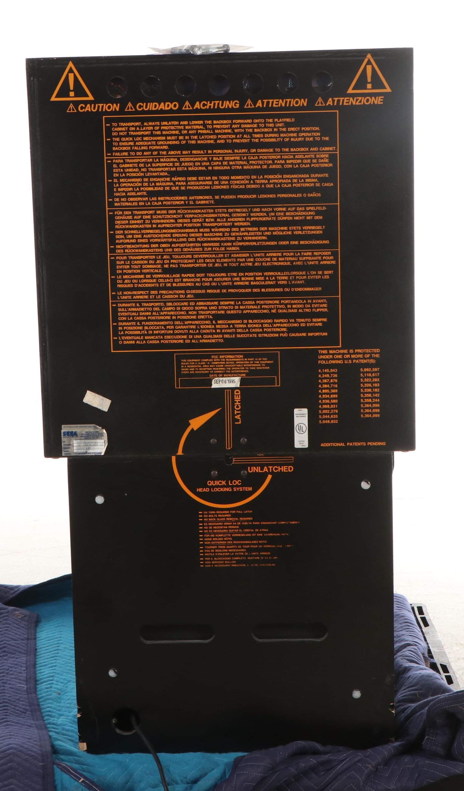 Sega "Batman Forever" Pinball Machine