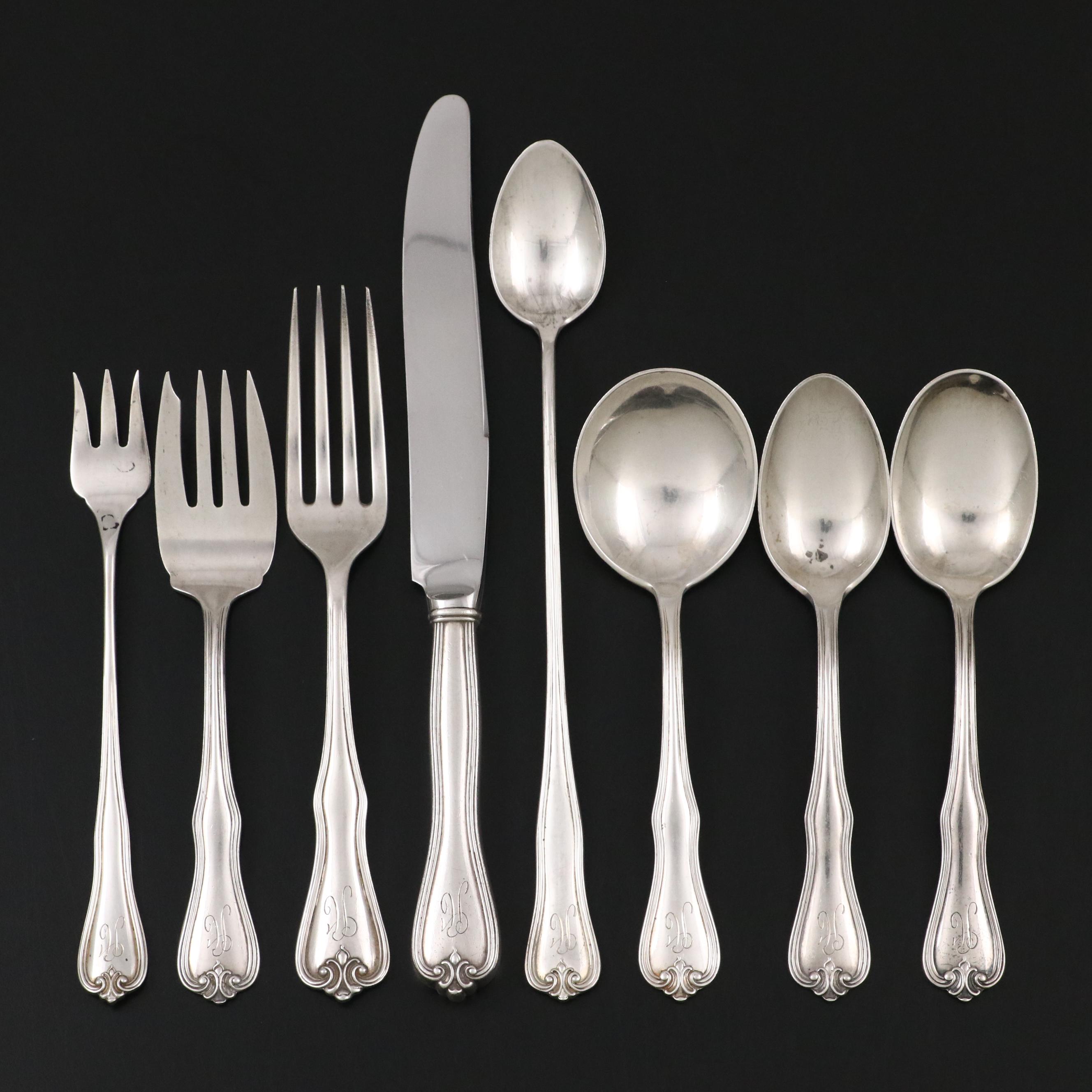 Frank M. Whiting "Puritan" Sterling Silver Flatware Set