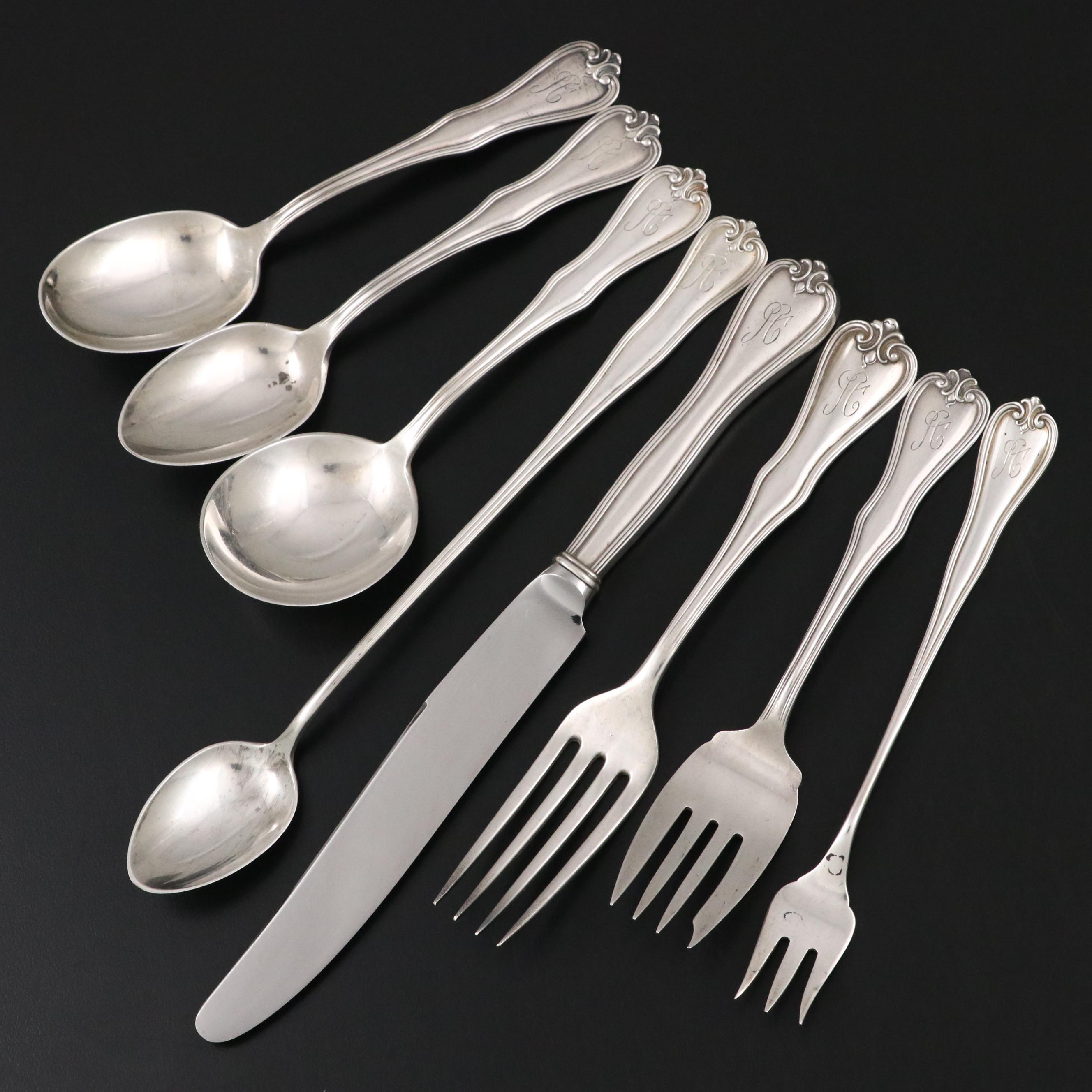 Frank M. Whiting "Puritan" Sterling Silver Flatware Set