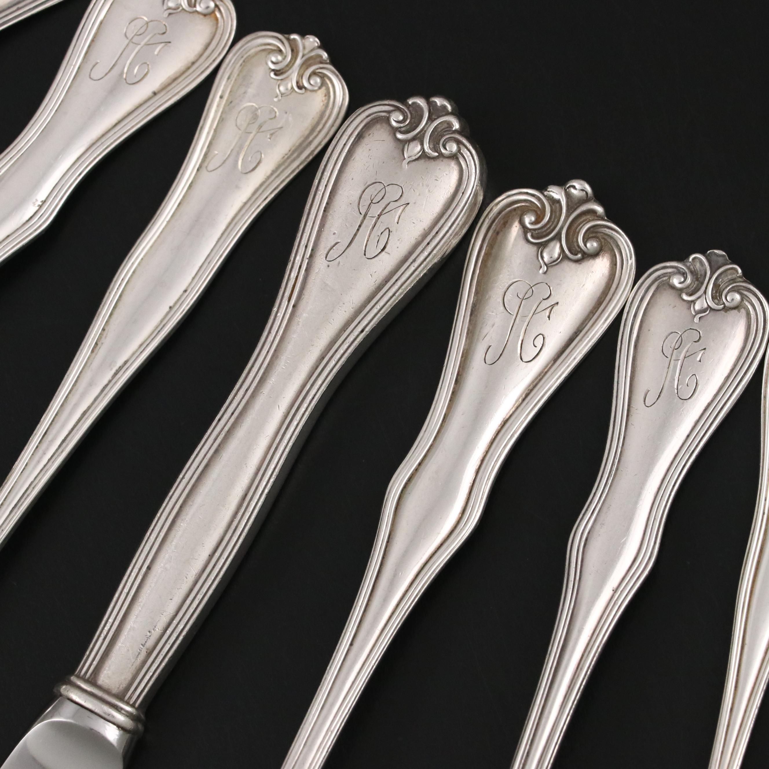 Frank M. Whiting "Puritan" Sterling Silver Flatware Set