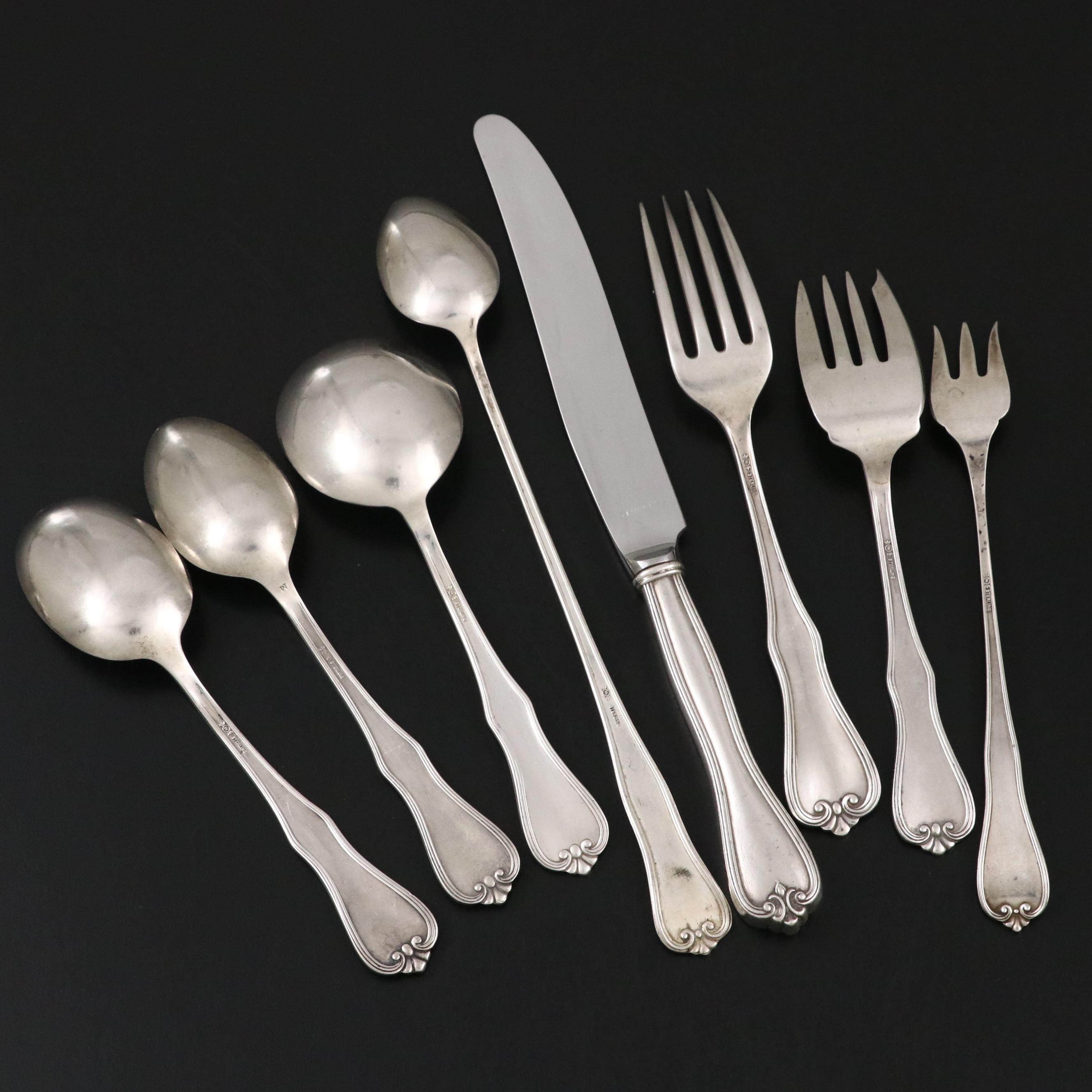 Frank M. Whiting "Puritan" Sterling Silver Flatware Set