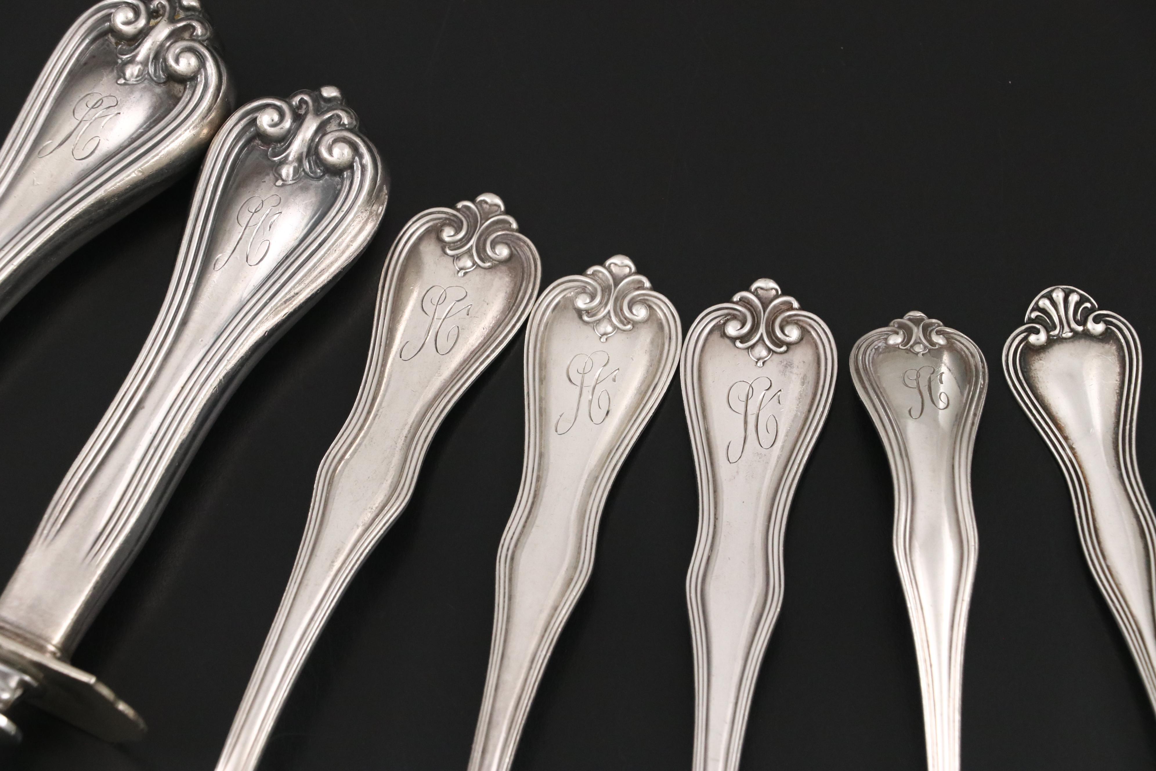 Frank M. Whiting "Puritan" Sterling Silver Flatware Set