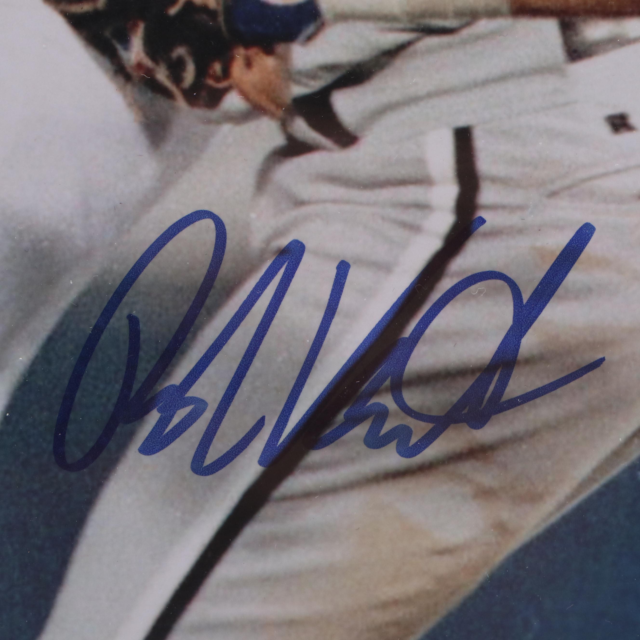 Nolan Ryan and Robin Ventura Signed "Fight" Print with More