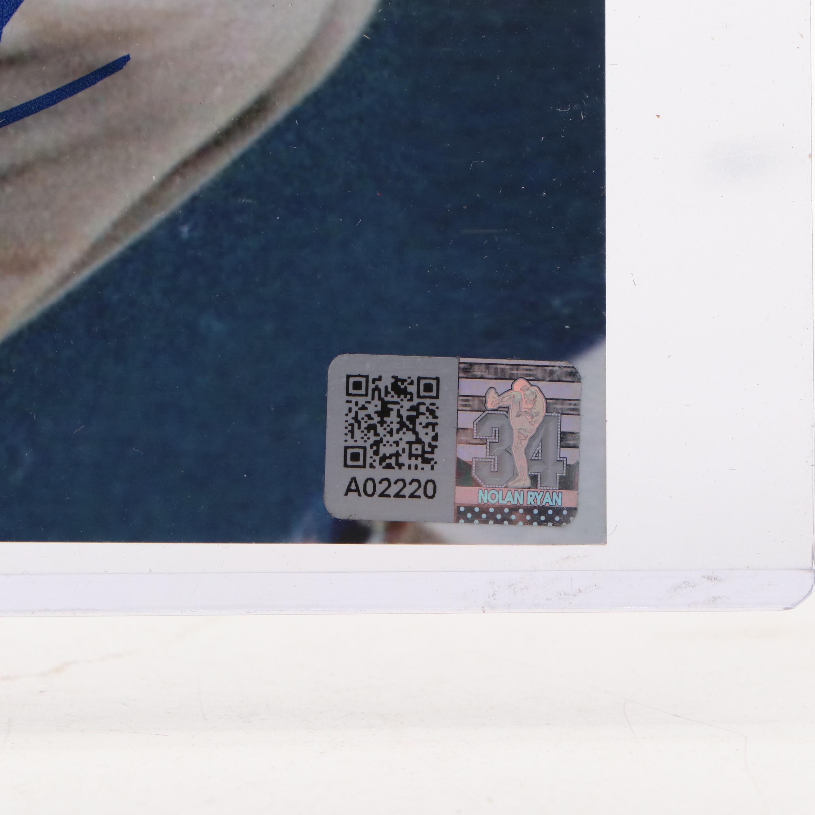 Nolan Ryan and Robin Ventura Signed "Fight" Print with More