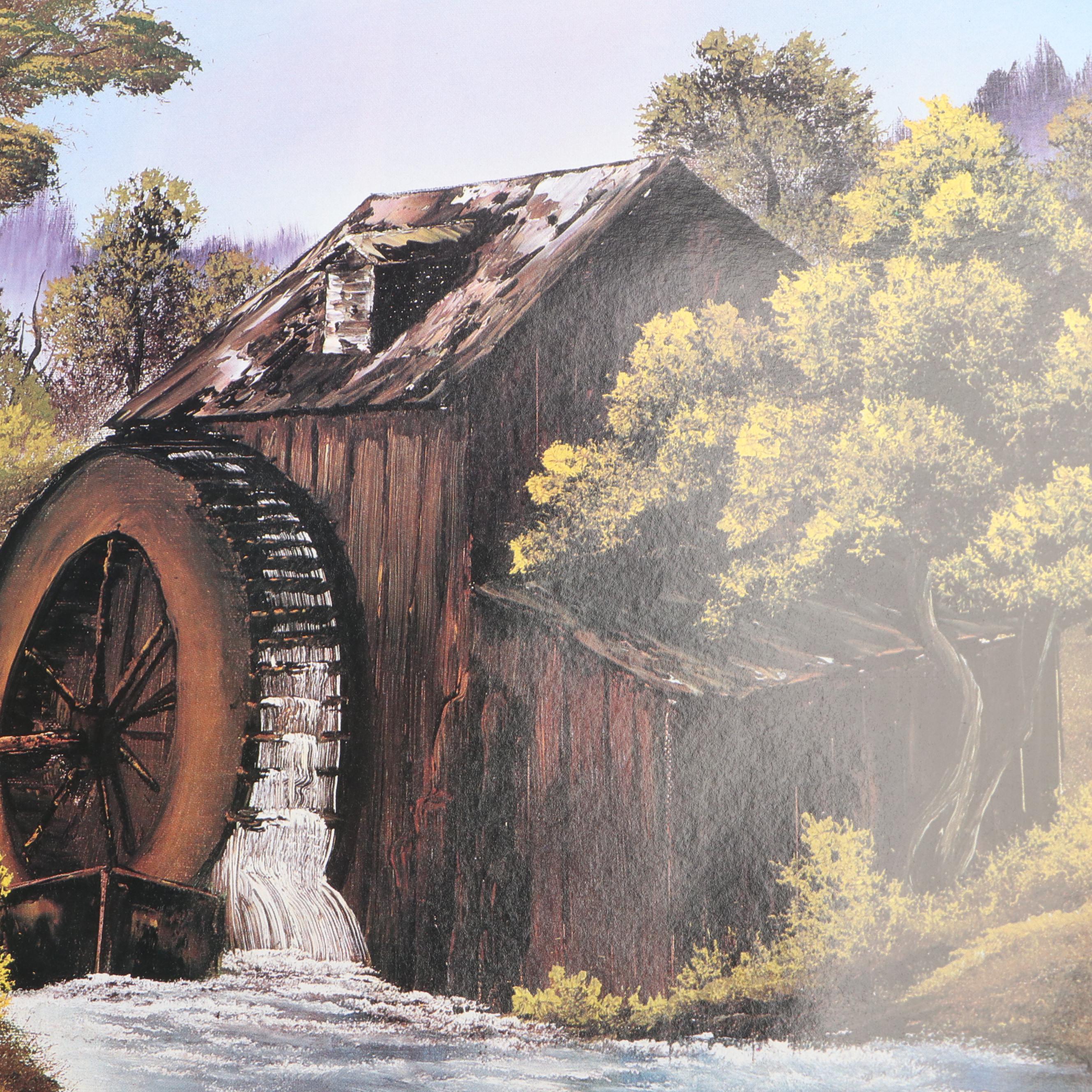 Bob Ross Signed First Printing "The Best of The Joy of Painting" Book, JSA