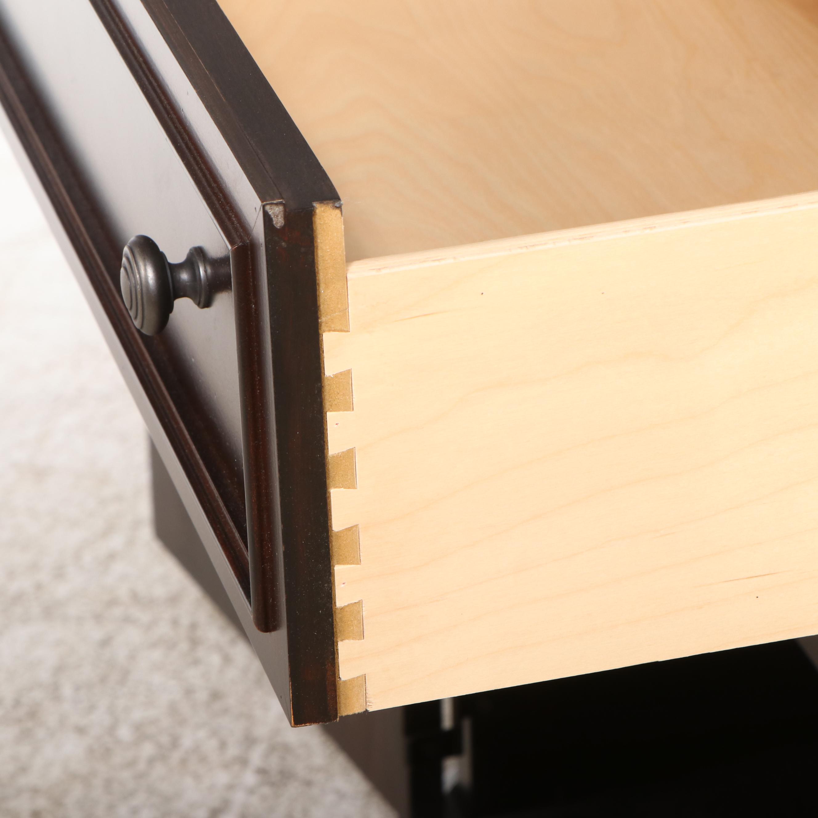 Stanley Queen Leather Upholstered Headboard with Nightstands