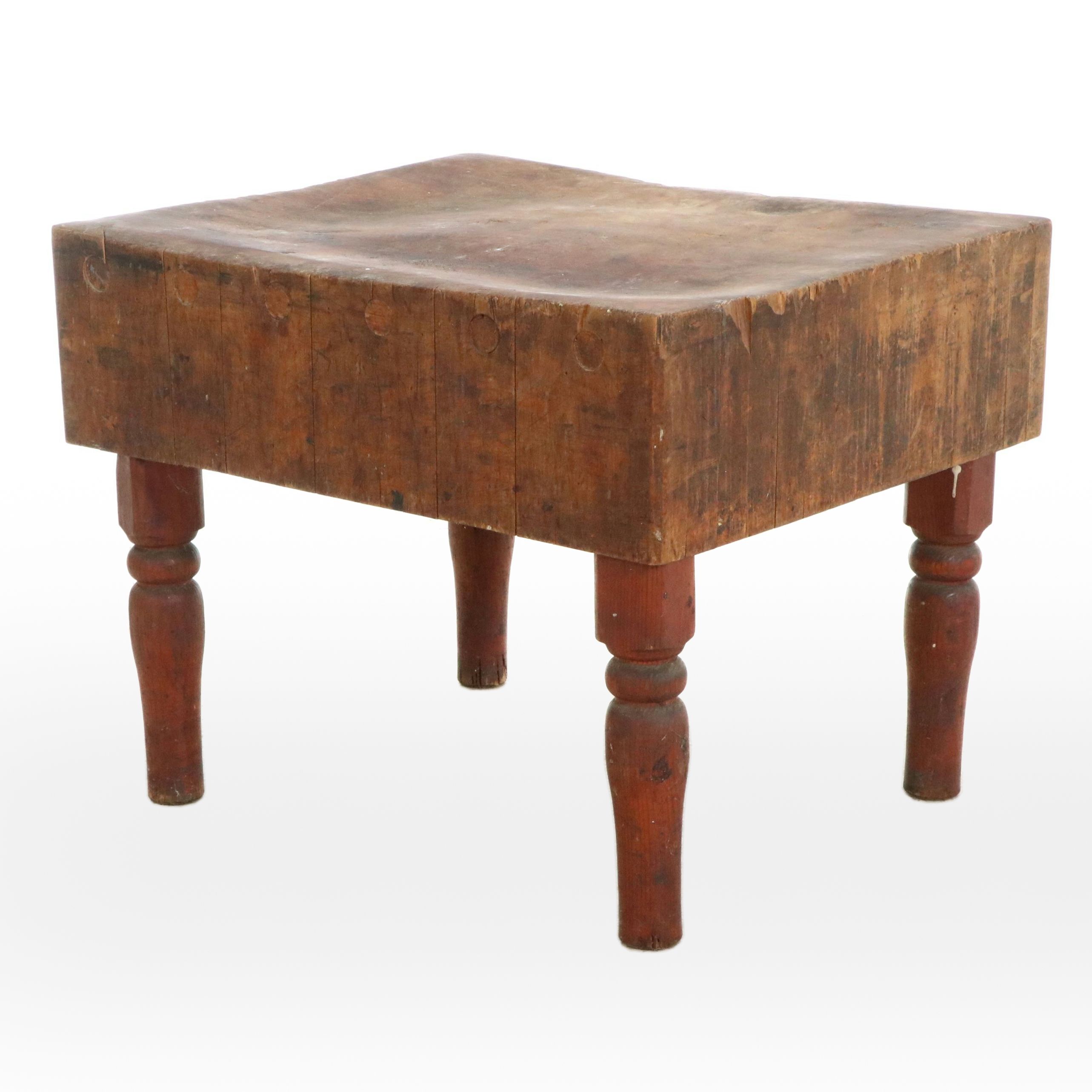 Appleton Wood Products Co. Butcher's Chopping Block Table
