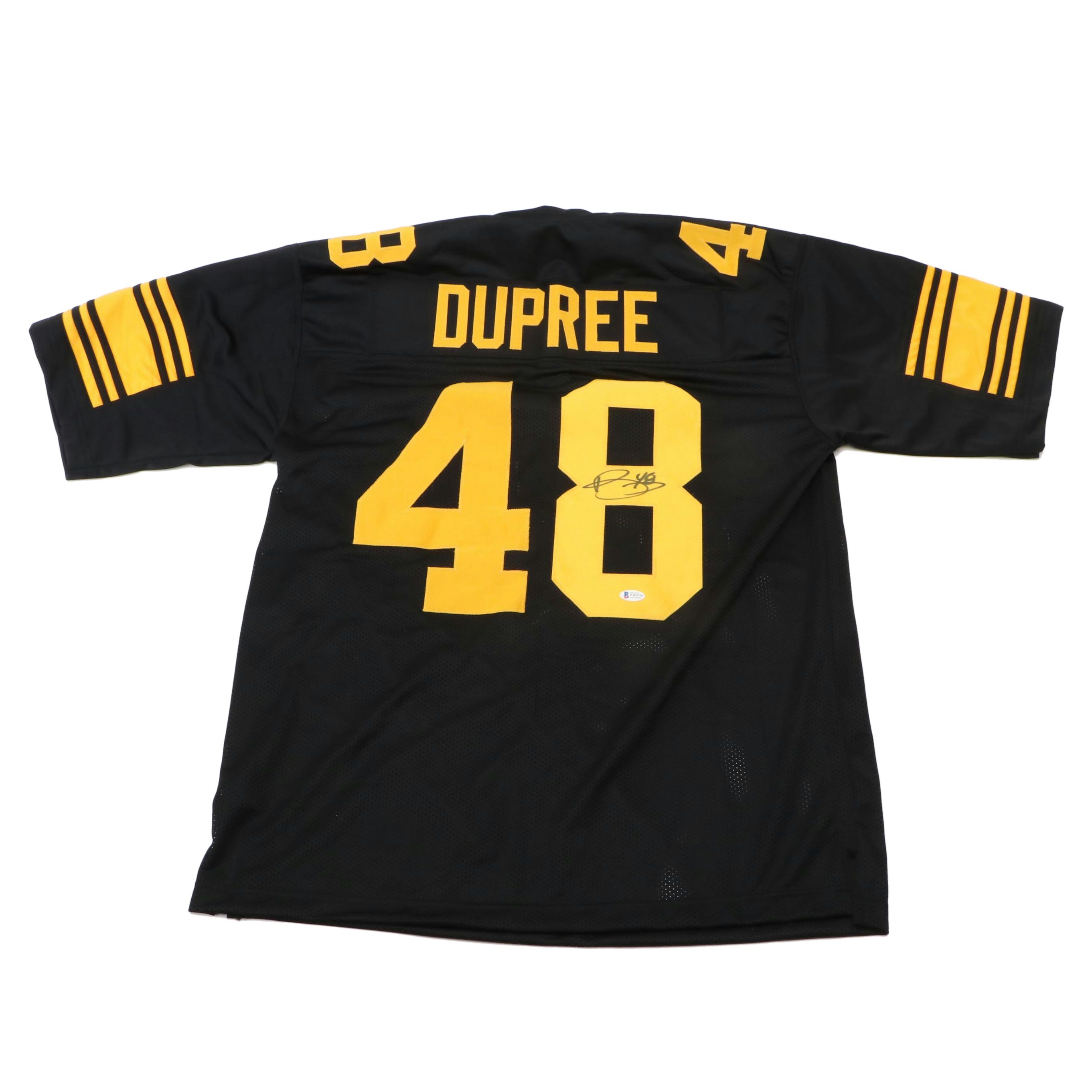 Bud Dupree Signed Pittsburgh Steelers Football Jersey, Beckett