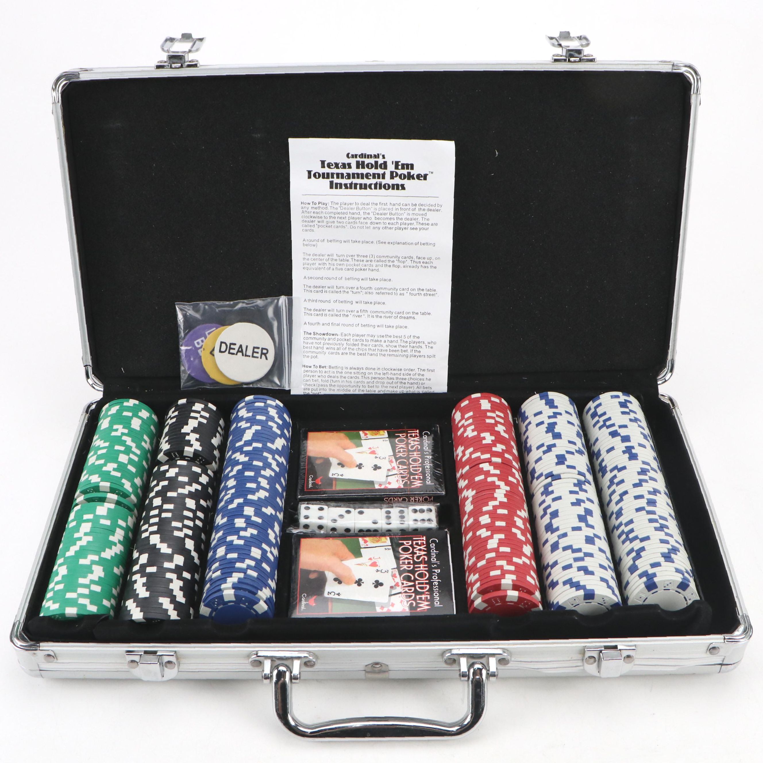 Cardinal's Texas Hold 'Em Tournament Poker Set