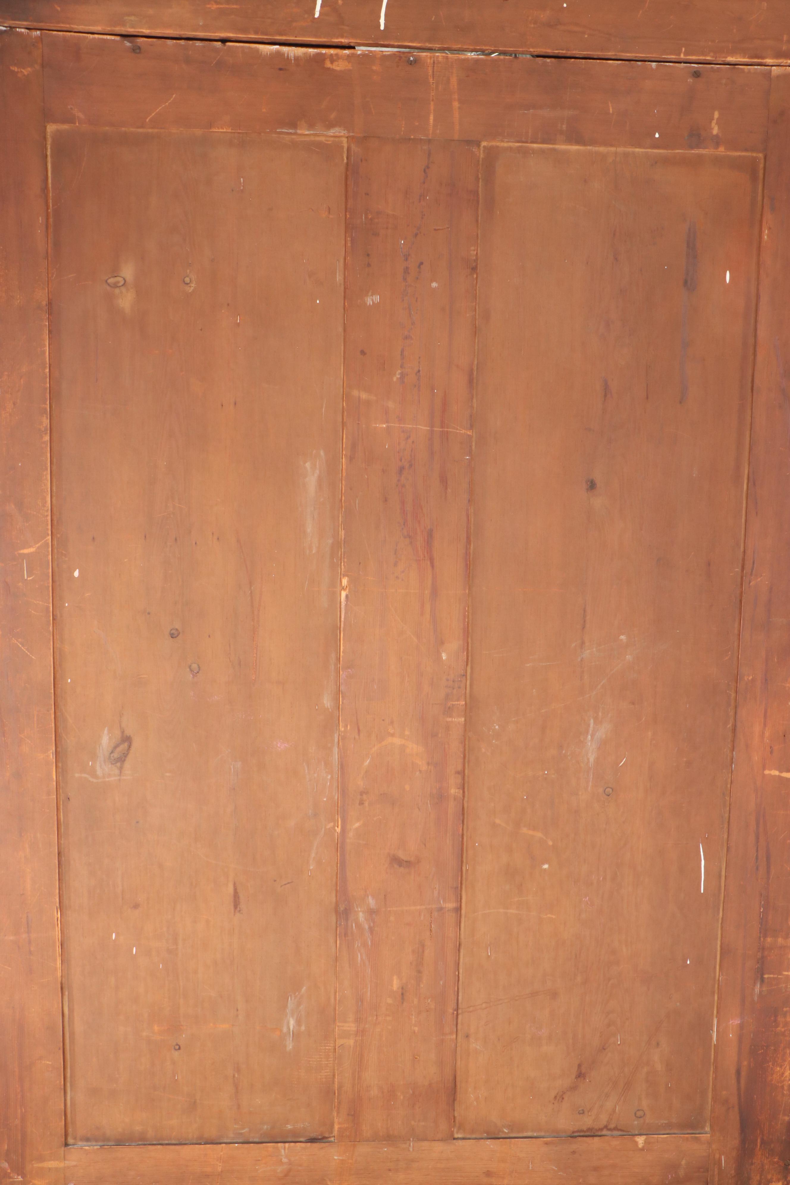 Georgian Style Burl Wood Armoire, Early 20th Century