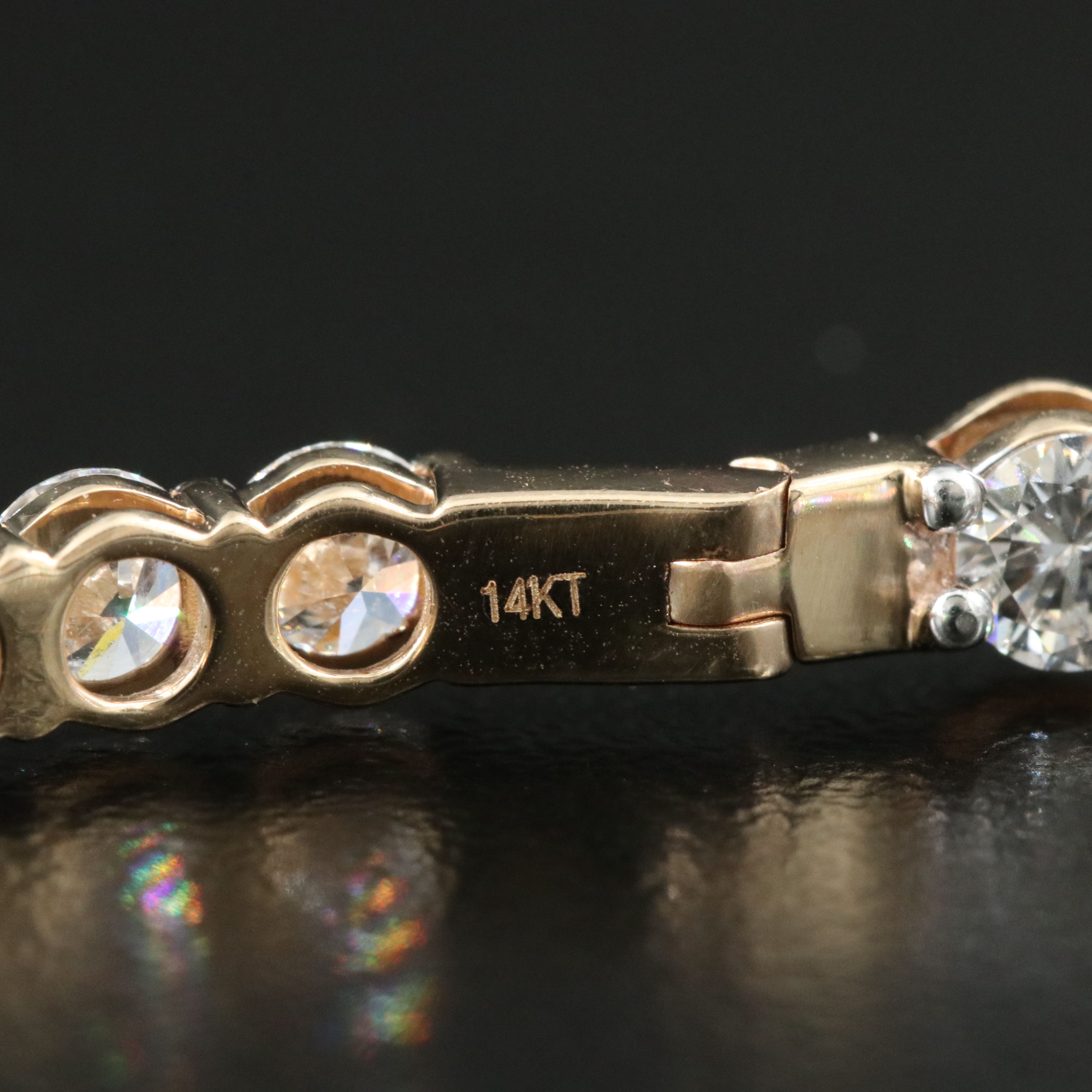 14K 10.03 CTW Lab Grown Diamond Inside Out Hoop Earrings