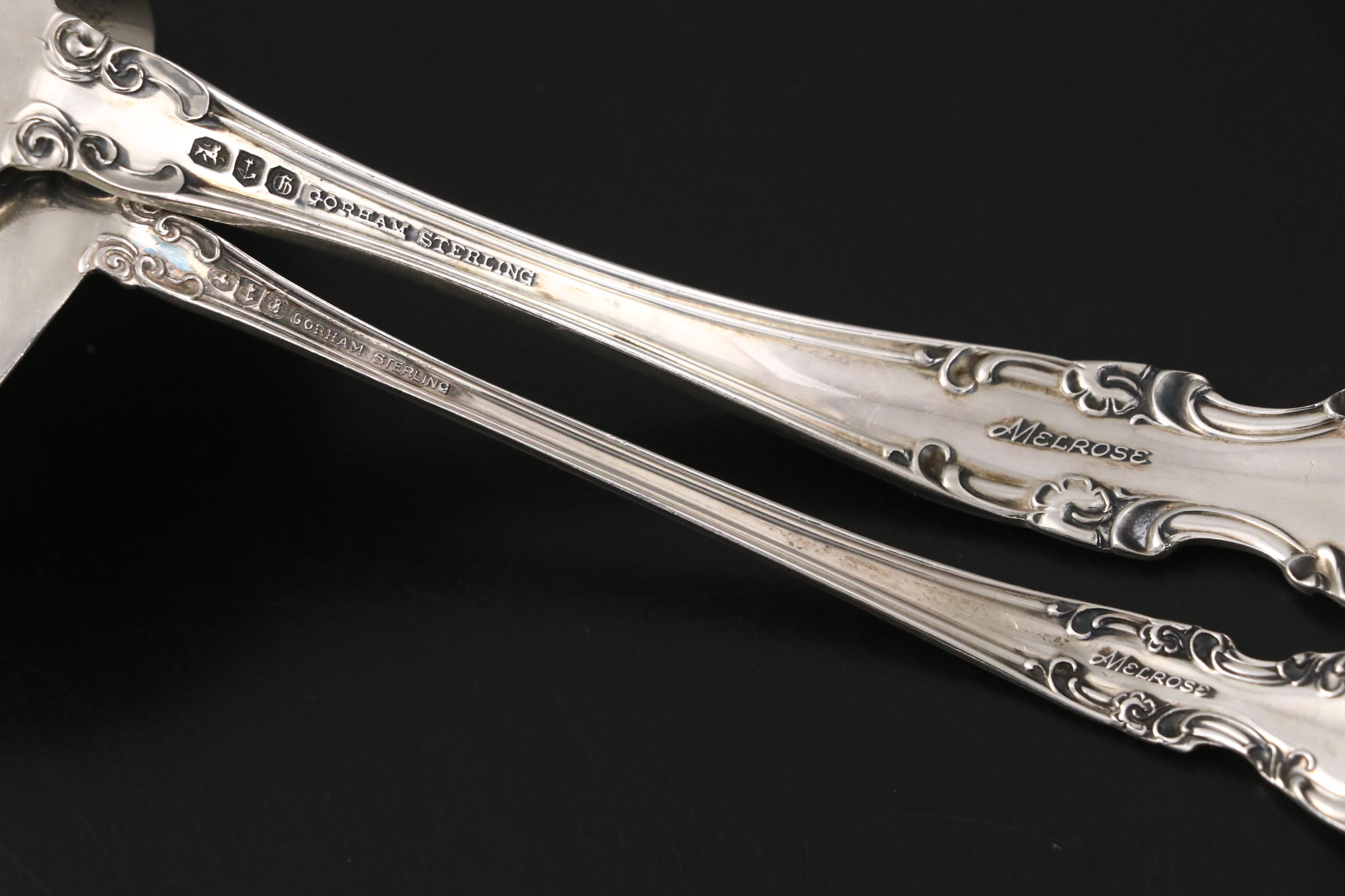 Gorham "Melrose" with Other Sterling Silver Serving Utensils and Flaware
