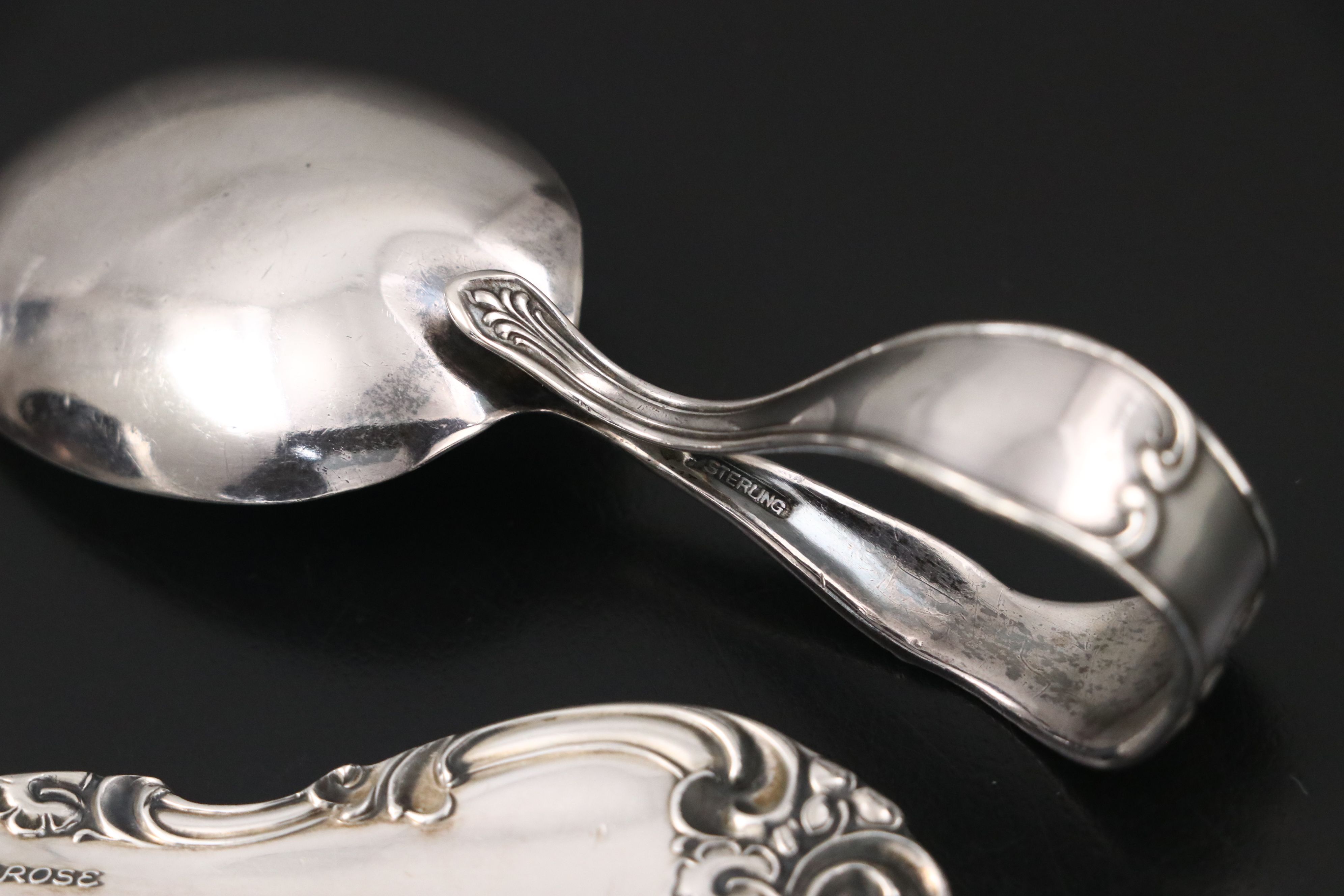 Gorham "Melrose" with Other Sterling Silver Serving Utensils and Flaware