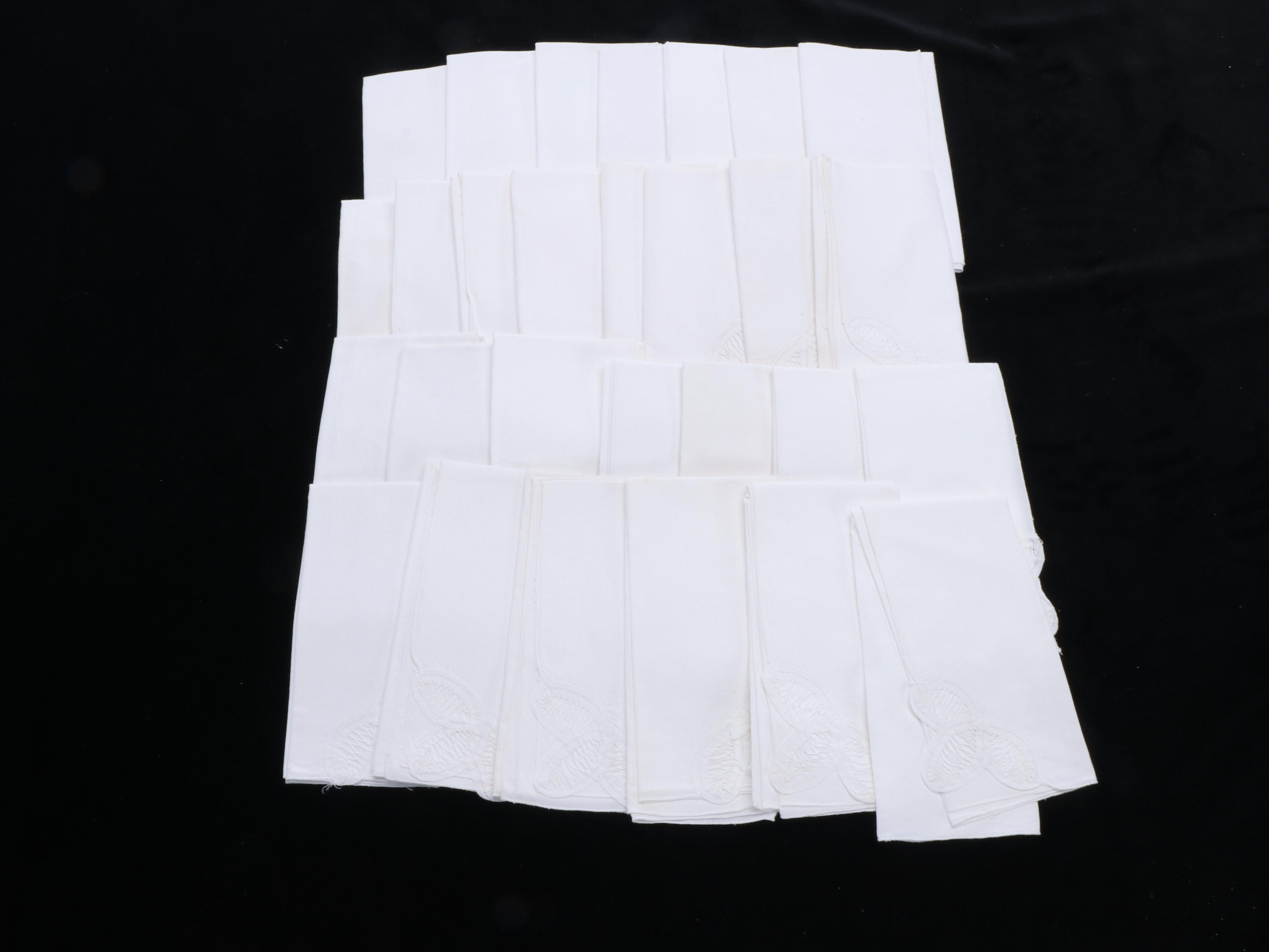 Cutwork and Embroidered with Other Table Linens, 20th Century