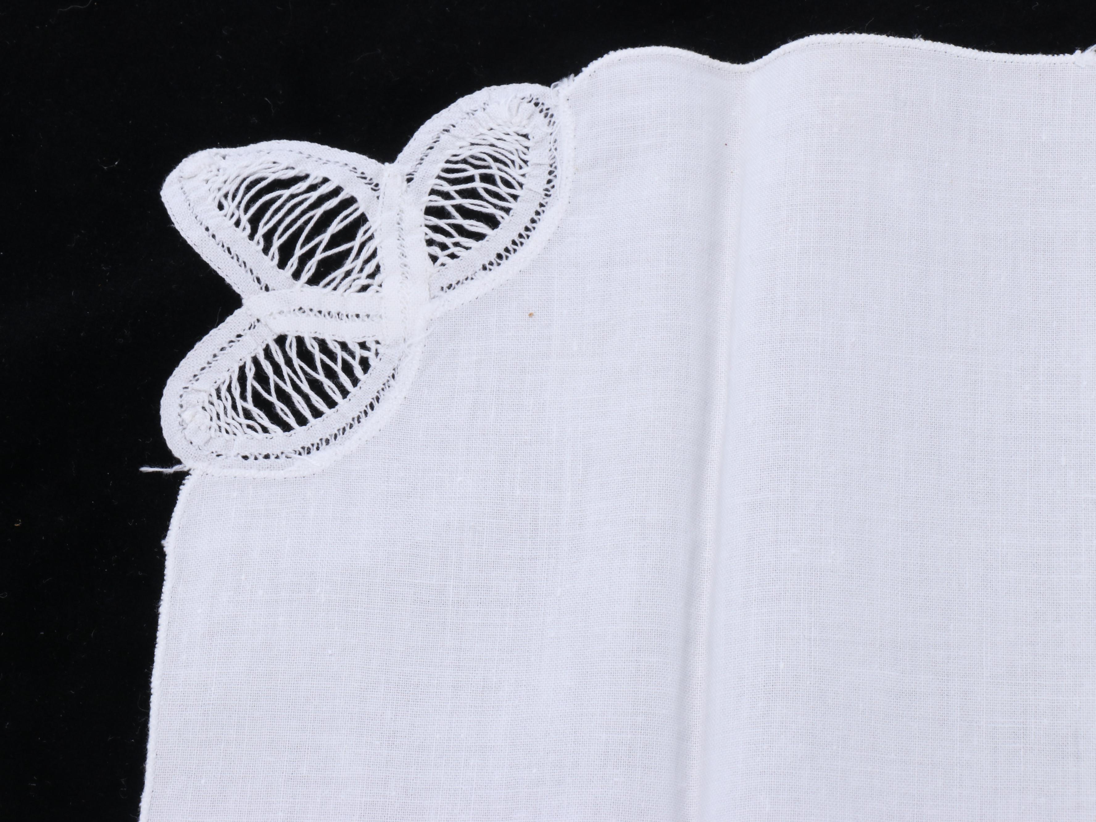 Cutwork and Embroidered with Other Table Linens, 20th Century