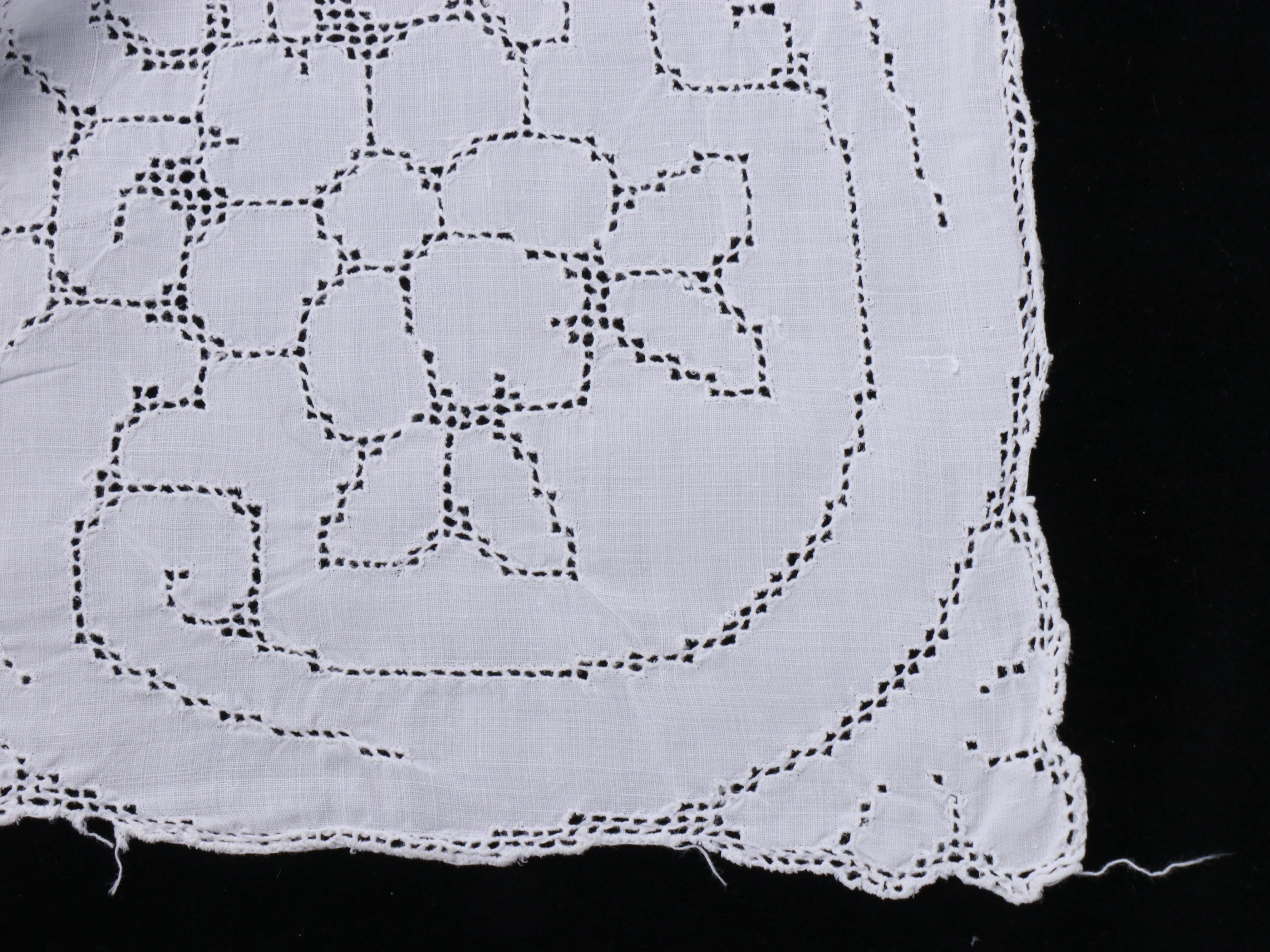 Cutwork and Embroidered with Other Table Linens, 20th Century