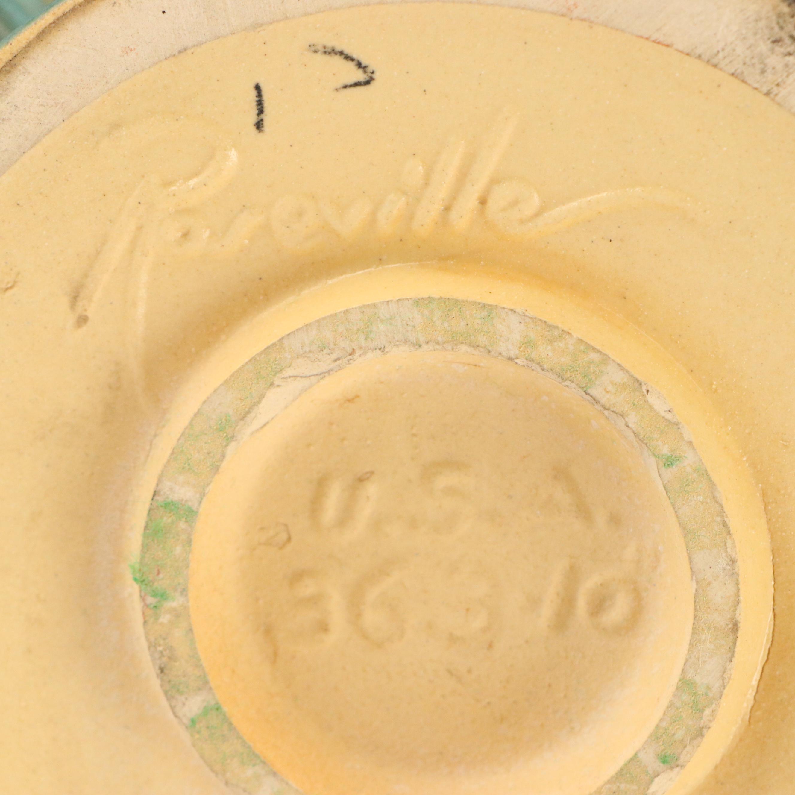 Roseville Pottery "Primrose," "Zephyr Lily," "Snowberry," & Silhouette Vases